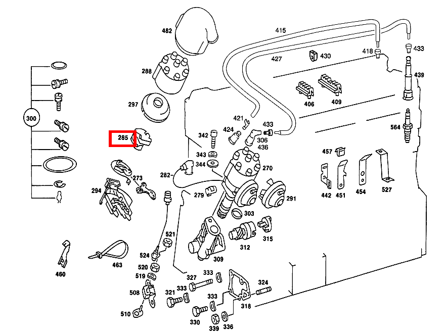 VERT.LAEUFER 280 SEL-126 126 VERT.LAEUFER 280 SEL-126 126