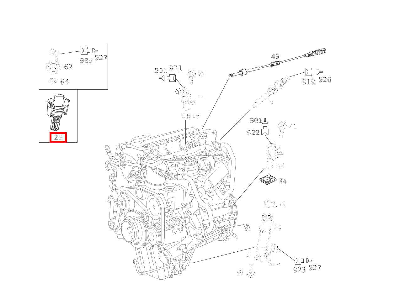 Temperatursensor ANSAUGLUFT 906