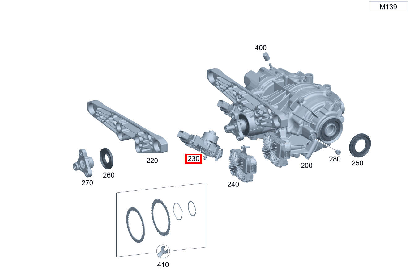 Aktuator Rechts Mercedes-AMG CLA 45 S 4MATIC+ Coupé 205 Aktuator Rechts Mercedes-AMG CLA 45 S 4MATIC+ Coupé 205