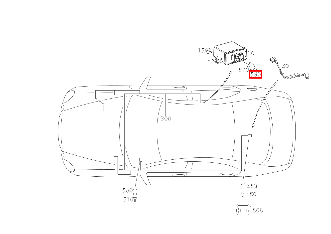 Kontaktbuchse 0.25-0.35 MM2 MQS E 220 CDI T-Modell 212