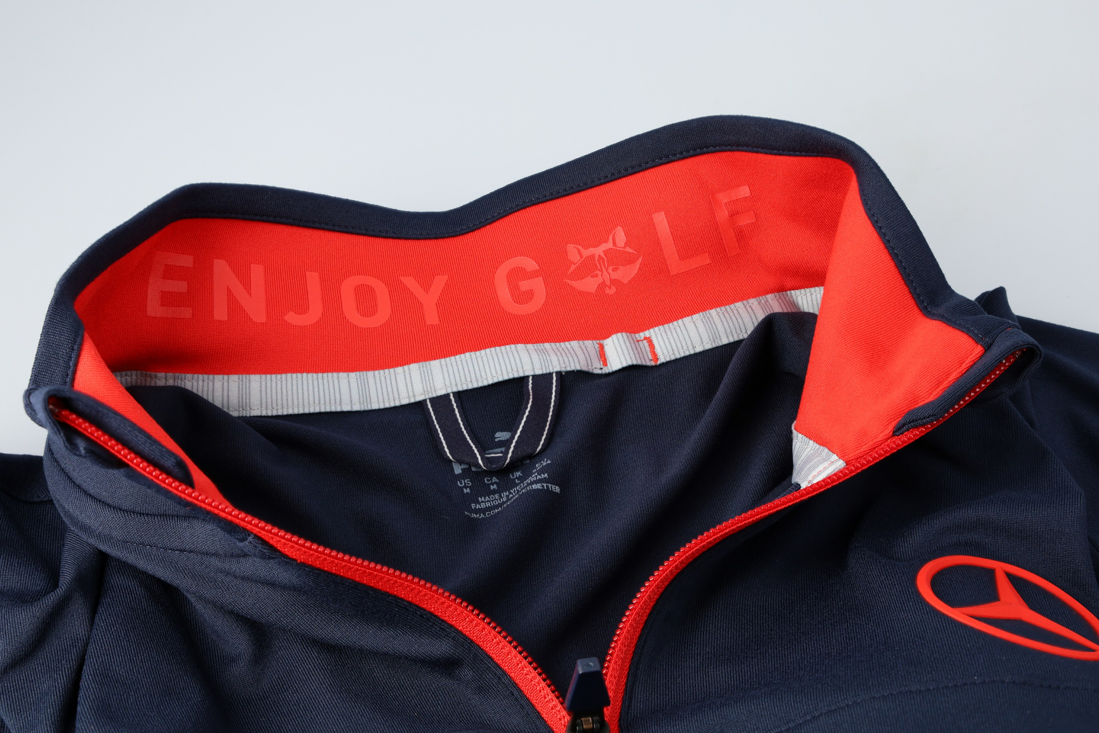 Golf-Sweater Herren, navy/rot