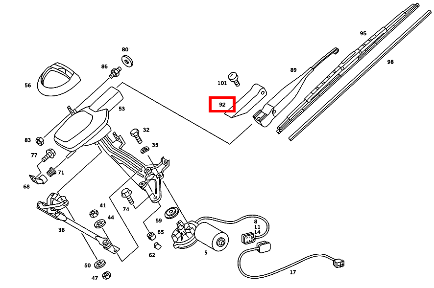 Kappe WISCHERARM 190 E 2.5-16 EVOLUTION II 201