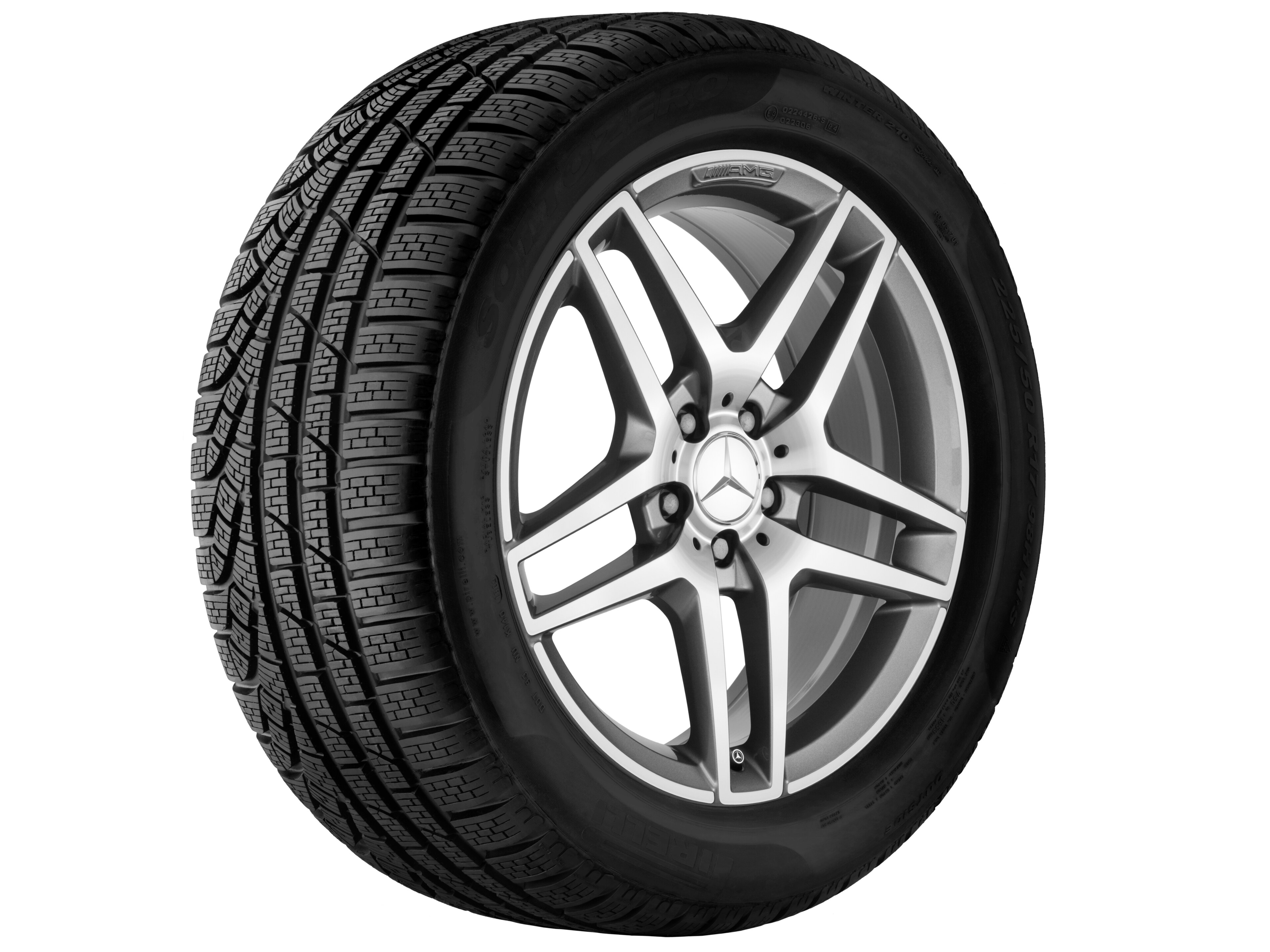 Mercedes-Benz - AMG 5-Doppelspeichen-Rad, 48,3 cm (19 Zoll) AMG 5-Doppelspeichen-Rad, 48,3 cm (19 Zoll)