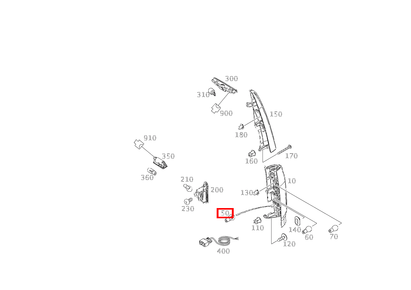 Glühlampe Blinkleuchte rechts; 12V-21W 111 CDI 415 Glühlampe Blinkleuchte rechts; 12V-21W 111 CDI 415
