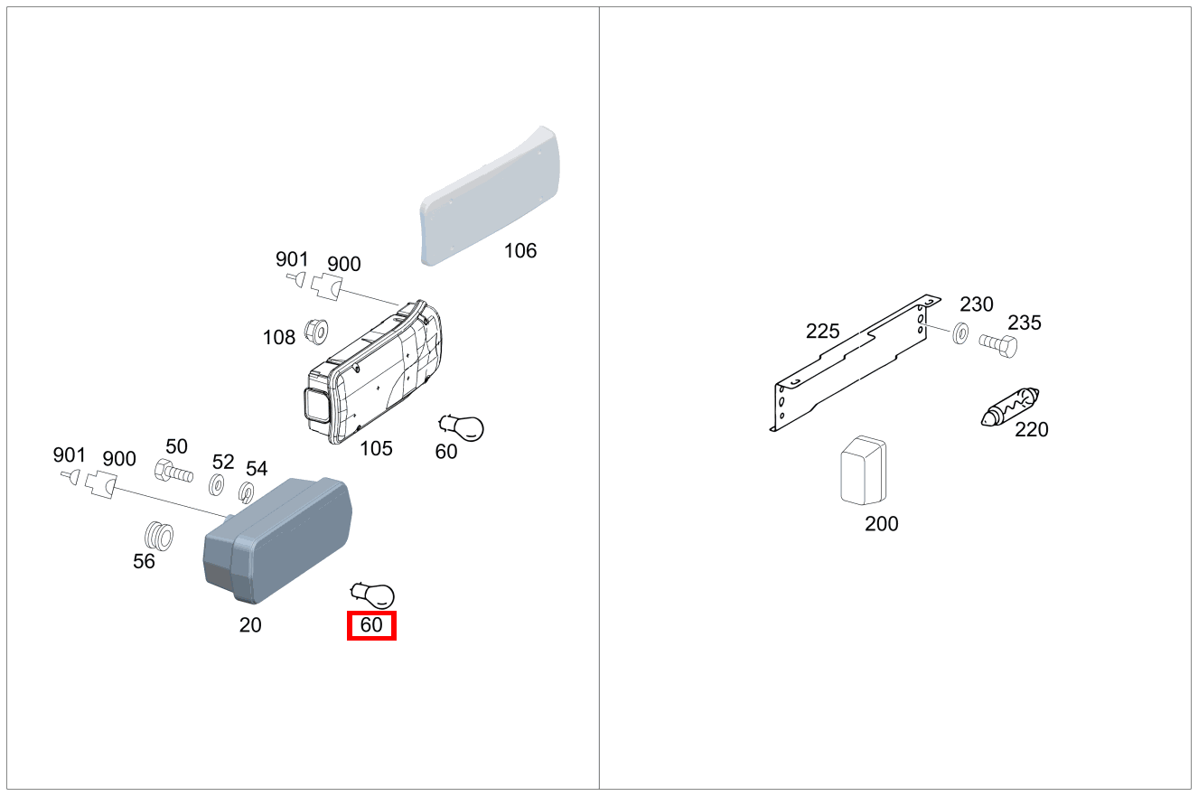 Glühlampe BLINKLICHT; 12V-21W G 300 CDI/4X4/3428 Lang 461