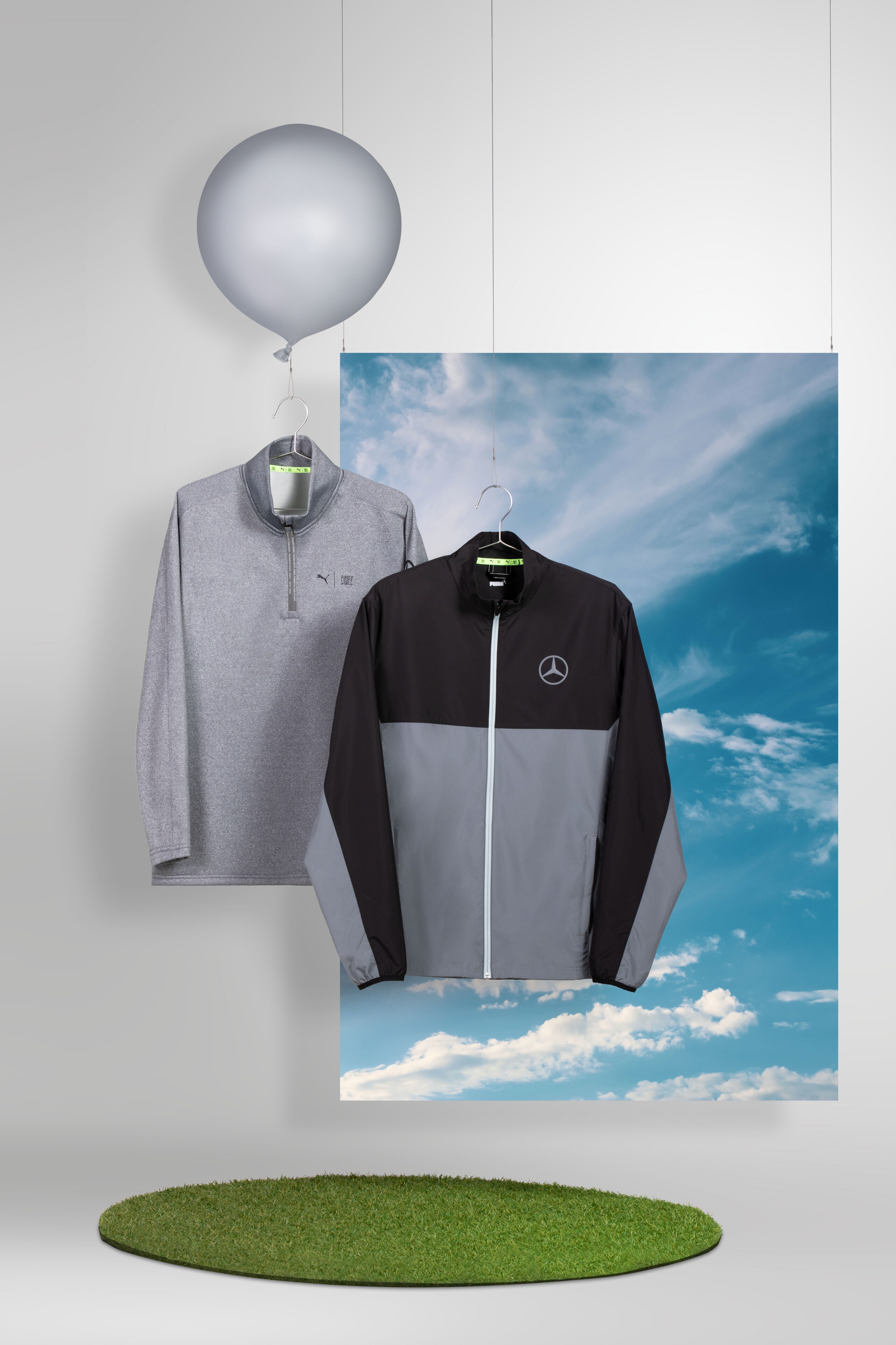 Men's golf sweater & Men's golf wind jacket