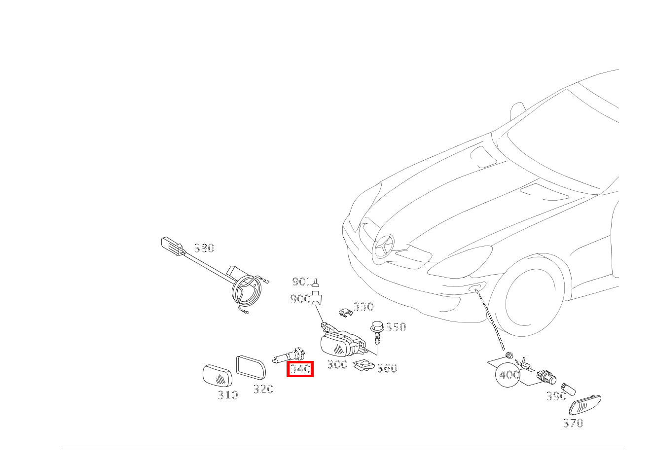 Glühlampe NEBELSCHEINWERFER; 12V-55W SLK 350 Roadster Sportmotor 171 Glühlampe NEBELSCHEINWERFER; 12V-55W SLK 350 Roadster Sportmotor 171
