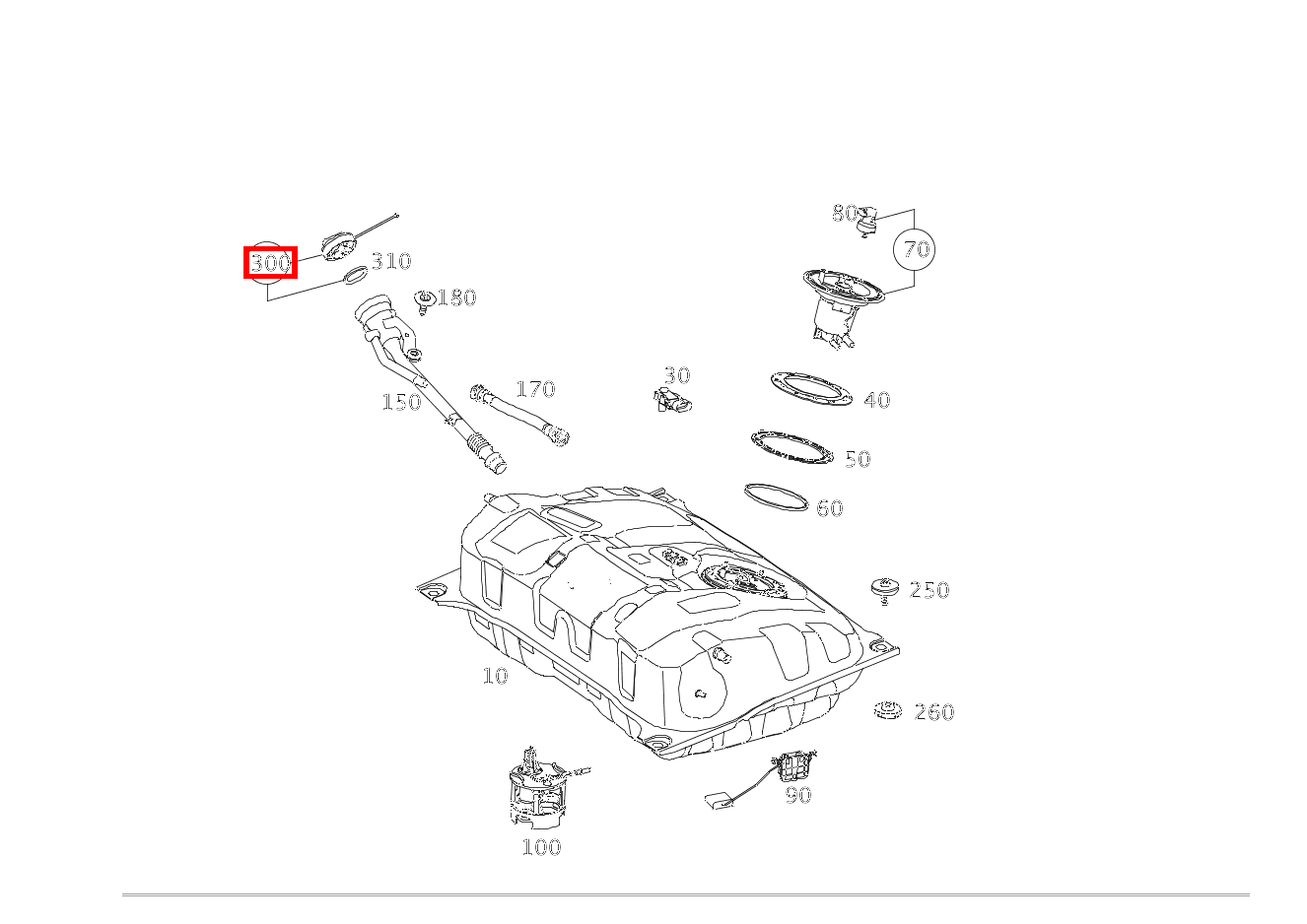 Tankdeckel Mit Fangband Mercedes-AMG GT Roadster 190
