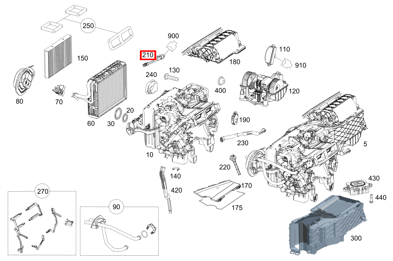 Temperatursensor VERDAMPFER Mercedes-Maybach S 560 4MATIC 222 Temperatursensor VERDAMPFER Mercedes-Maybach S 560 4MATIC 222