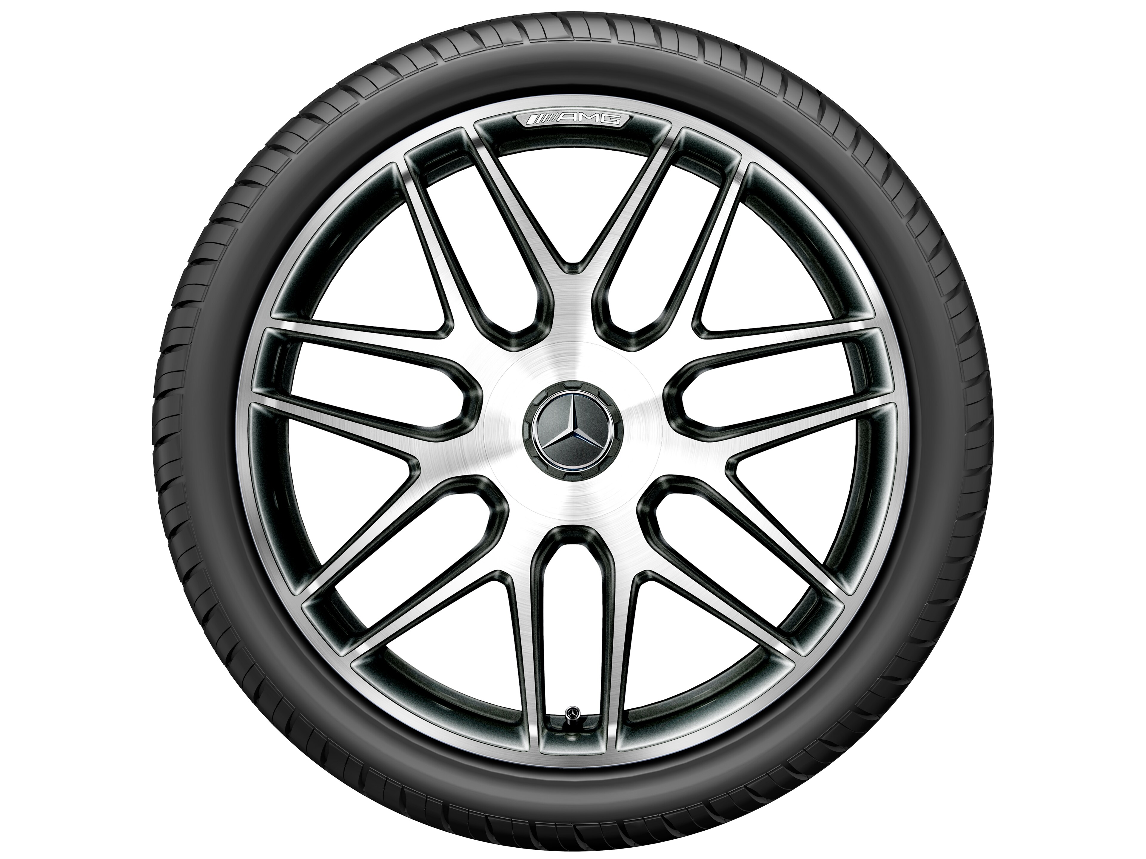 AMG Schmiederad im Kreuzspeichen-Design, 50,8