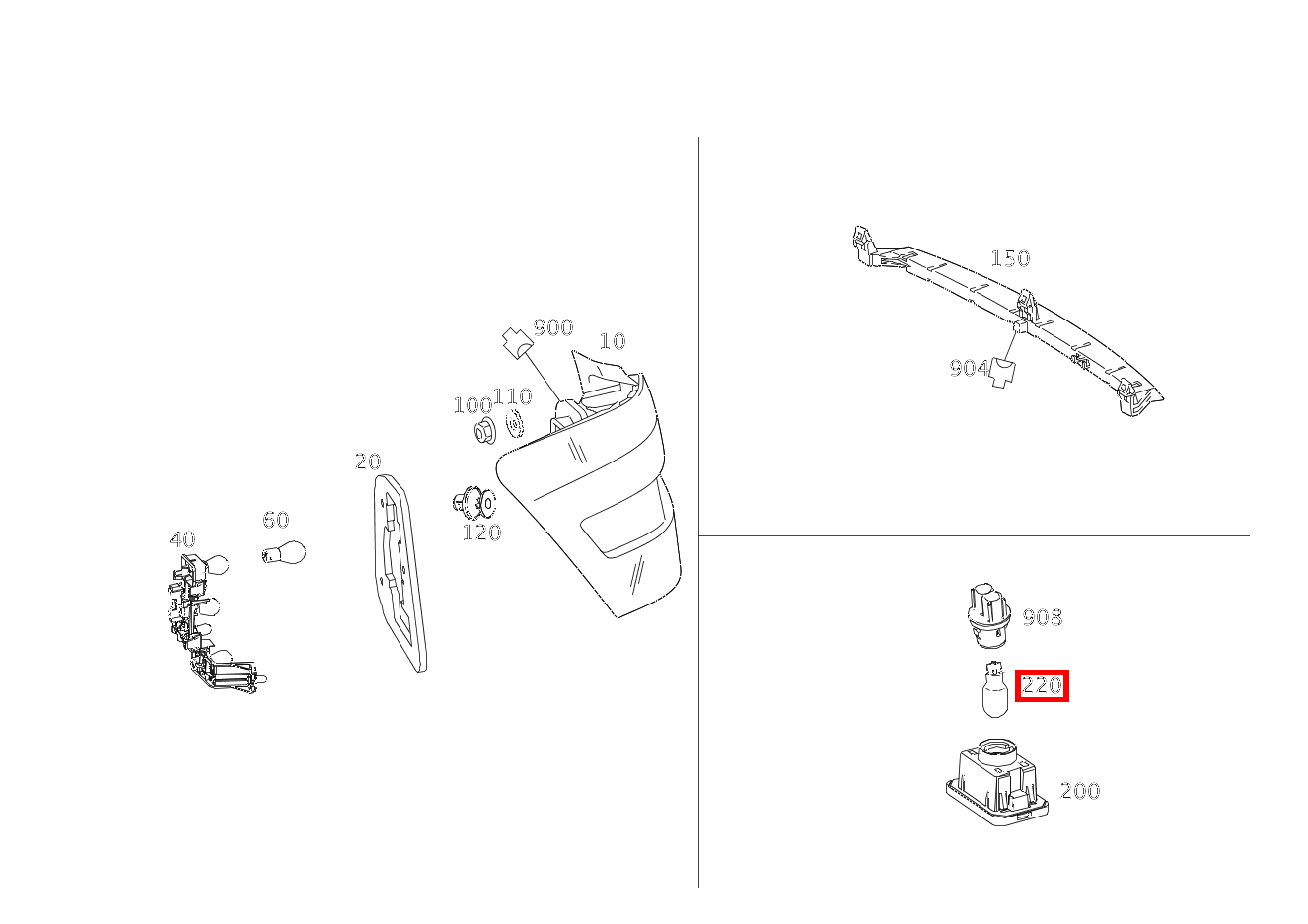 Glühlampe KENNZEICHENLEUCHTE; 12V-5W GLK220BT 4M 204 Glühlampe KENNZEICHENLEUCHTE; 12V-5W GLK220BT 4M 204