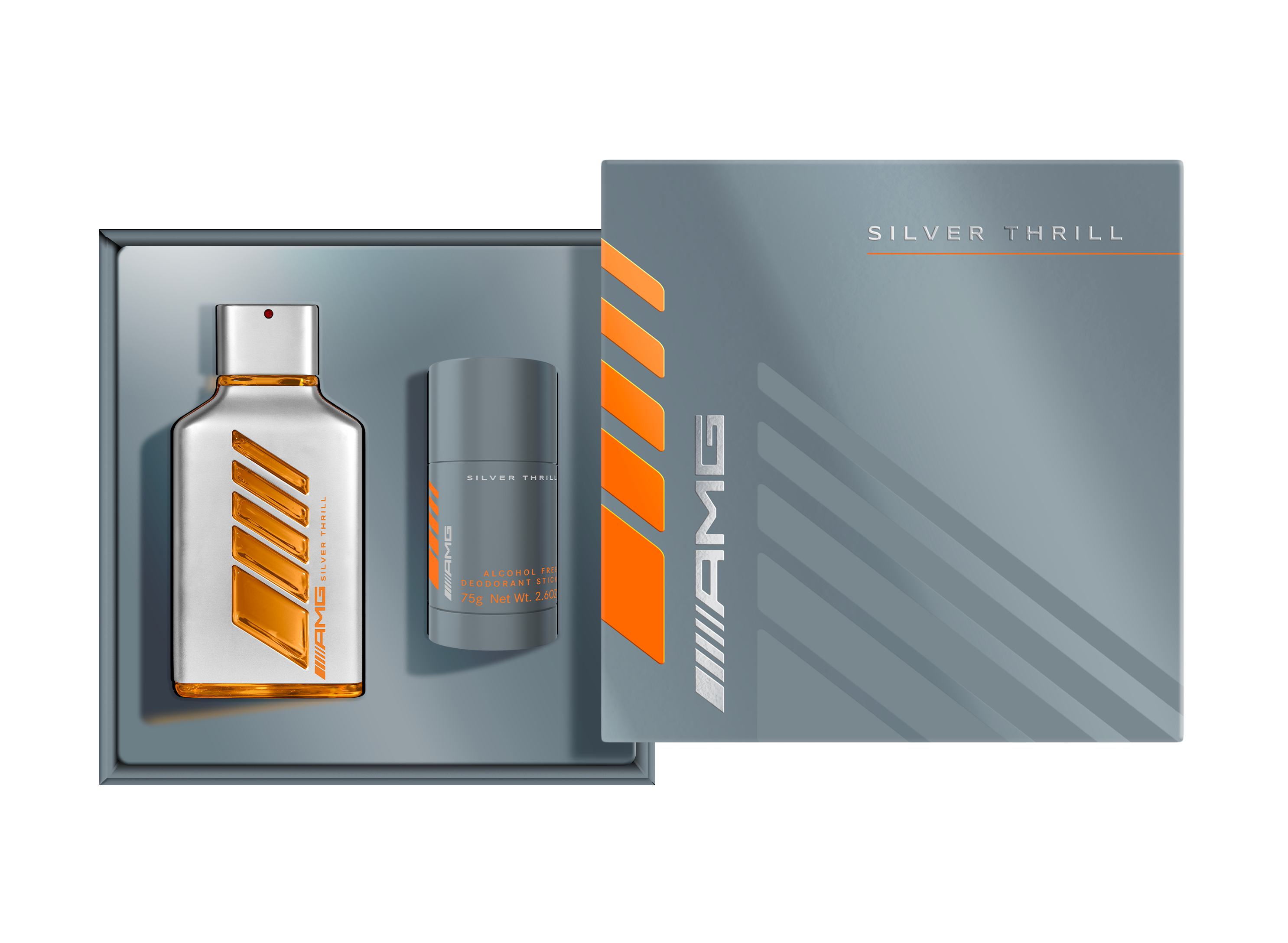 Mercedes-Benz - Geschenkset AMG Silver Thrill, EdP
