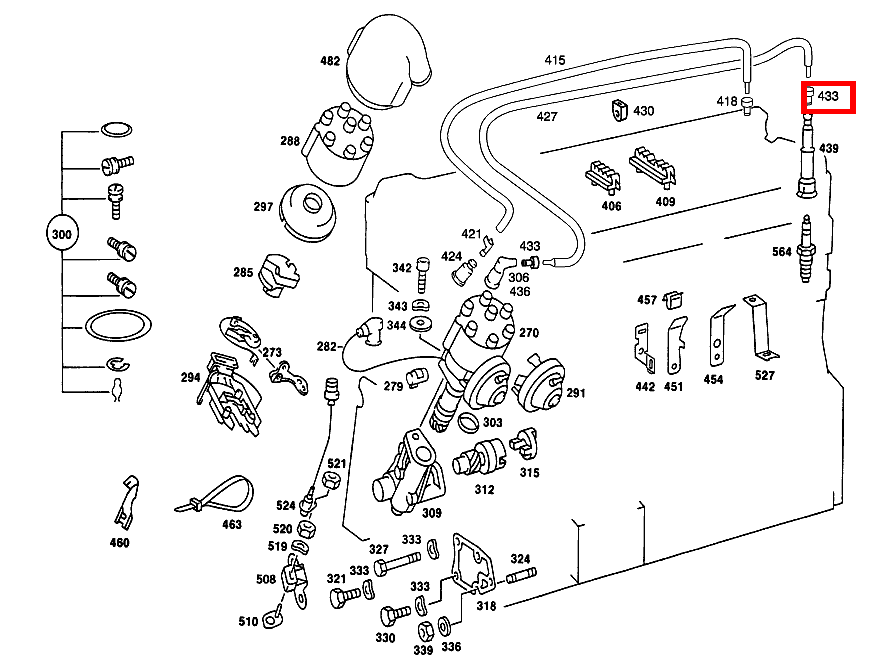 KABELVERSCHRAUBUNG 280SE 116 KABELVERSCHRAUBUNG 280SE 116