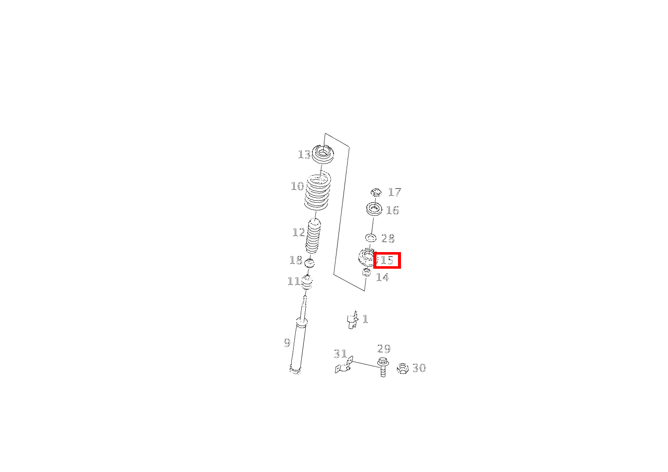 FEDERTELLEREINSATZ GLC 300 de 4MATIC 254 FEDERTELLEREINSATZ GLC 300 de 4MATIC 254
