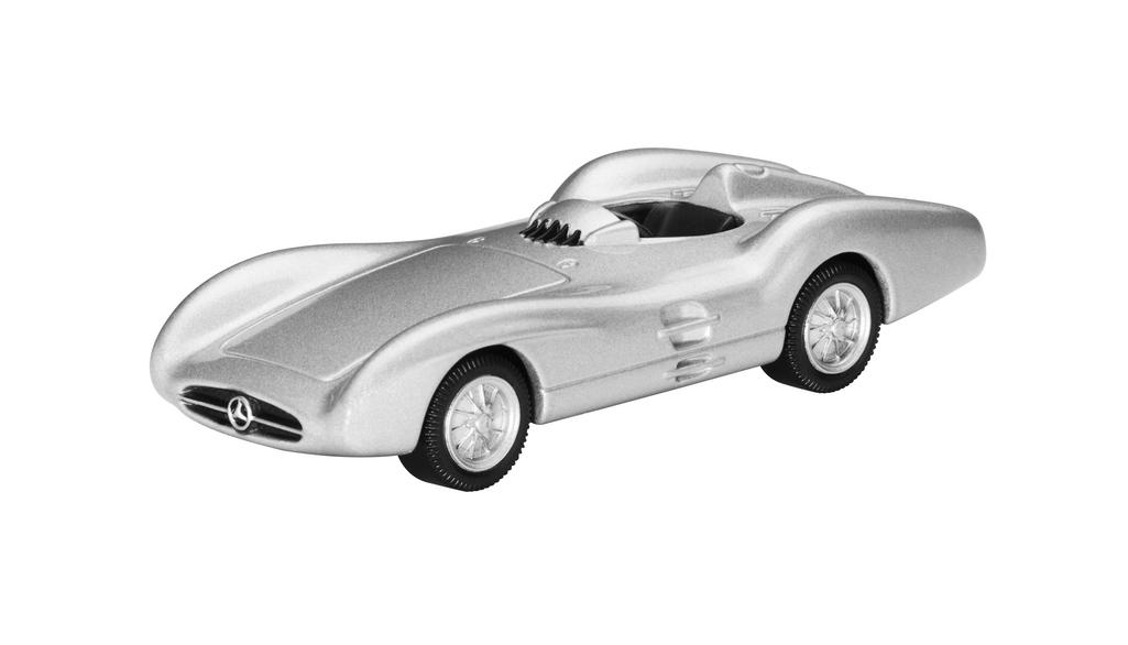 Stromlinie, W 196 R, 1954 silberfarben, Norev, 7,62 cm (3 Zoll)