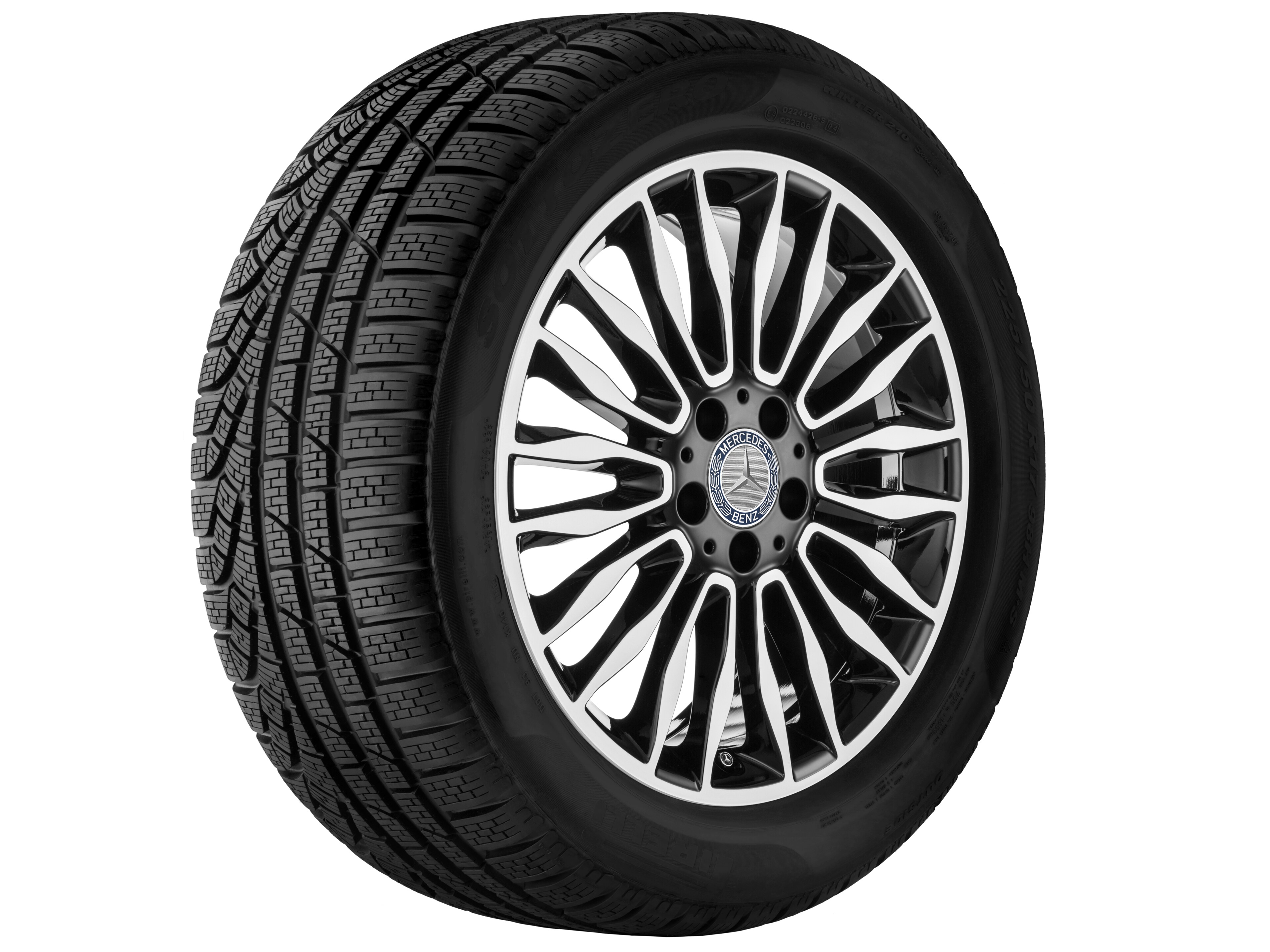 Mercedes-Benz - 10-Doppelspeichen-Rad, 45,7 cm (18 Zoll), glanzged 10-Doppelspeichen-Rad, 45,7 cm (18 Zoll), glanzged