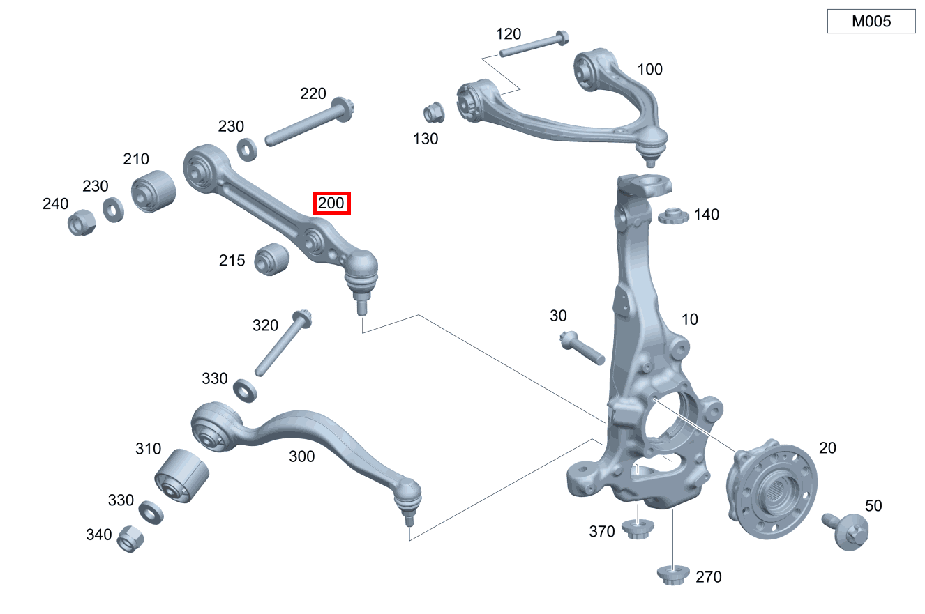 Federlenker Rechts Mercedes-AMG CLS 53 4MATIC+ 257