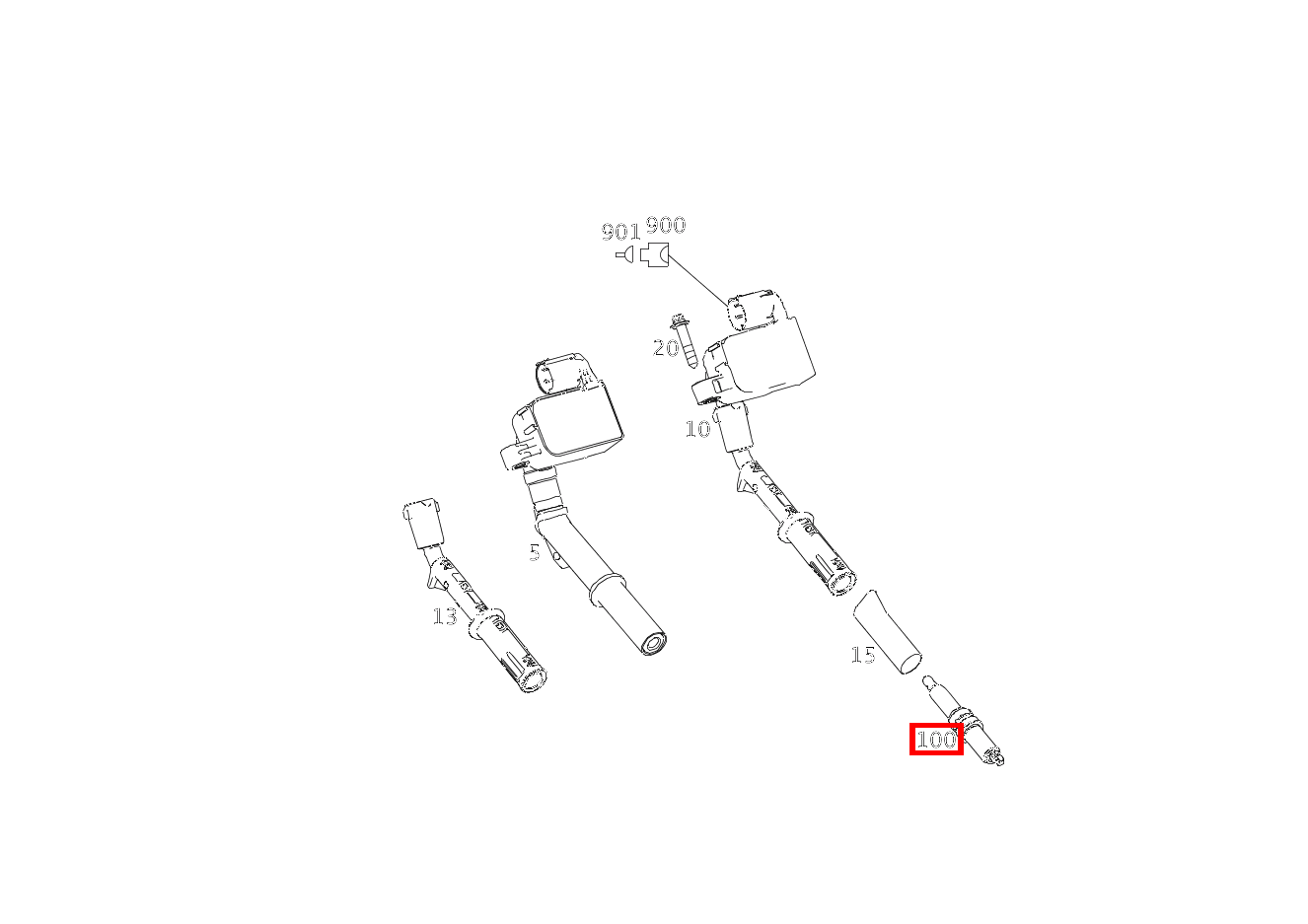 Zündkerze GLK 350 4MATIC 204