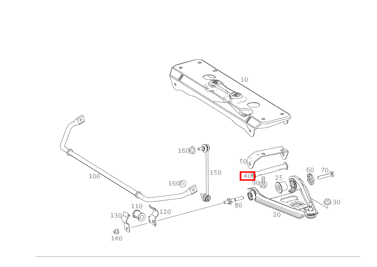 Abstandsrohr DREIECKLENKER AN ACHSTRAEGER fortwo coupé mhd 52 kW 460