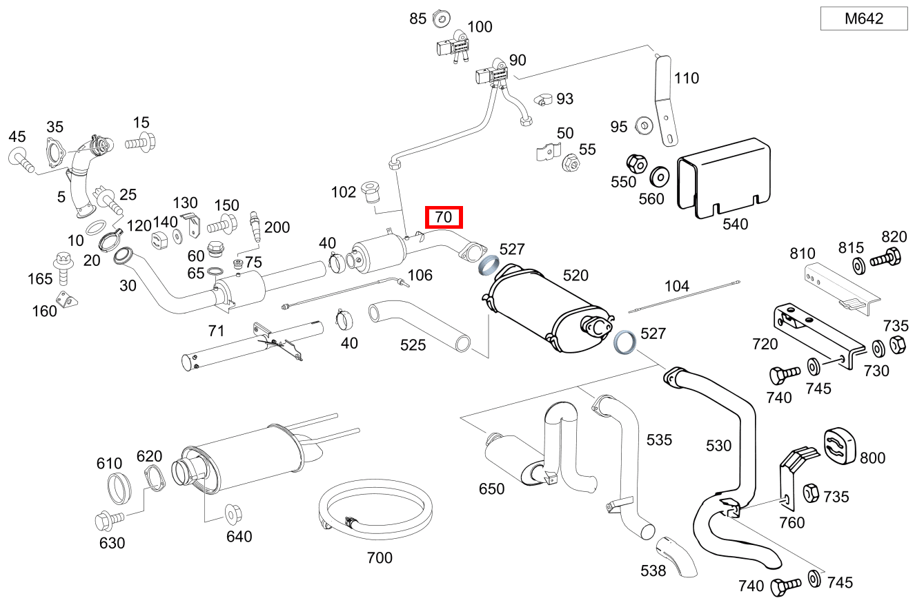 RUSSPARTIKELFILTER G 280CDI 4X4 2850 461 RUSSPARTIKELFILTER G 280CDI 4X4 2850 461