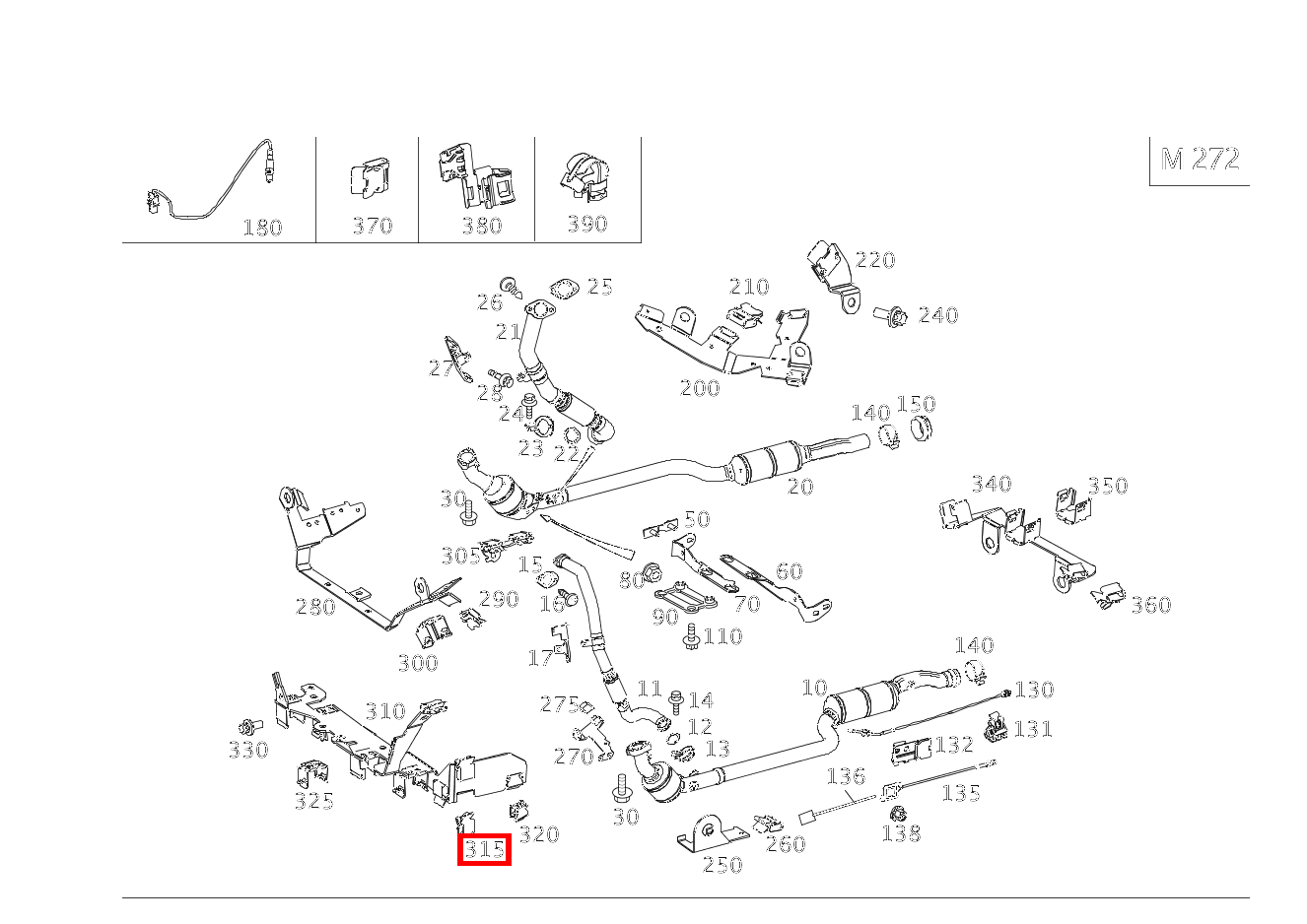 Schelle SONDENLEITUNG; 18.0X18.5 MM E 350 4MATIC Limousine BCA 212 Schelle SONDENLEITUNG; 18.0X18.5 MM E 350 4MATIC Limousine BCA 212