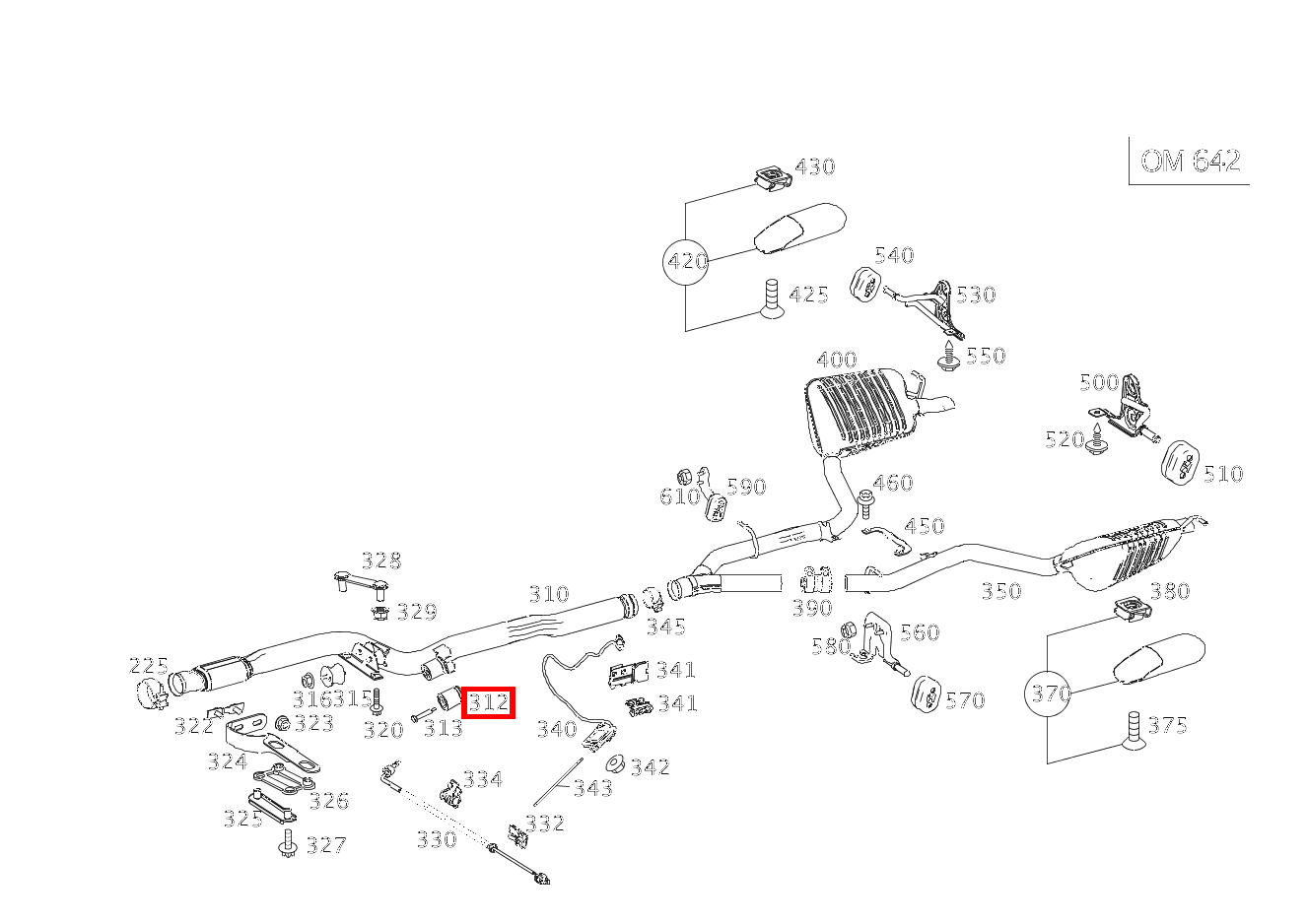 Schwingungstilger E 350 BlueTEC T-Modell 213