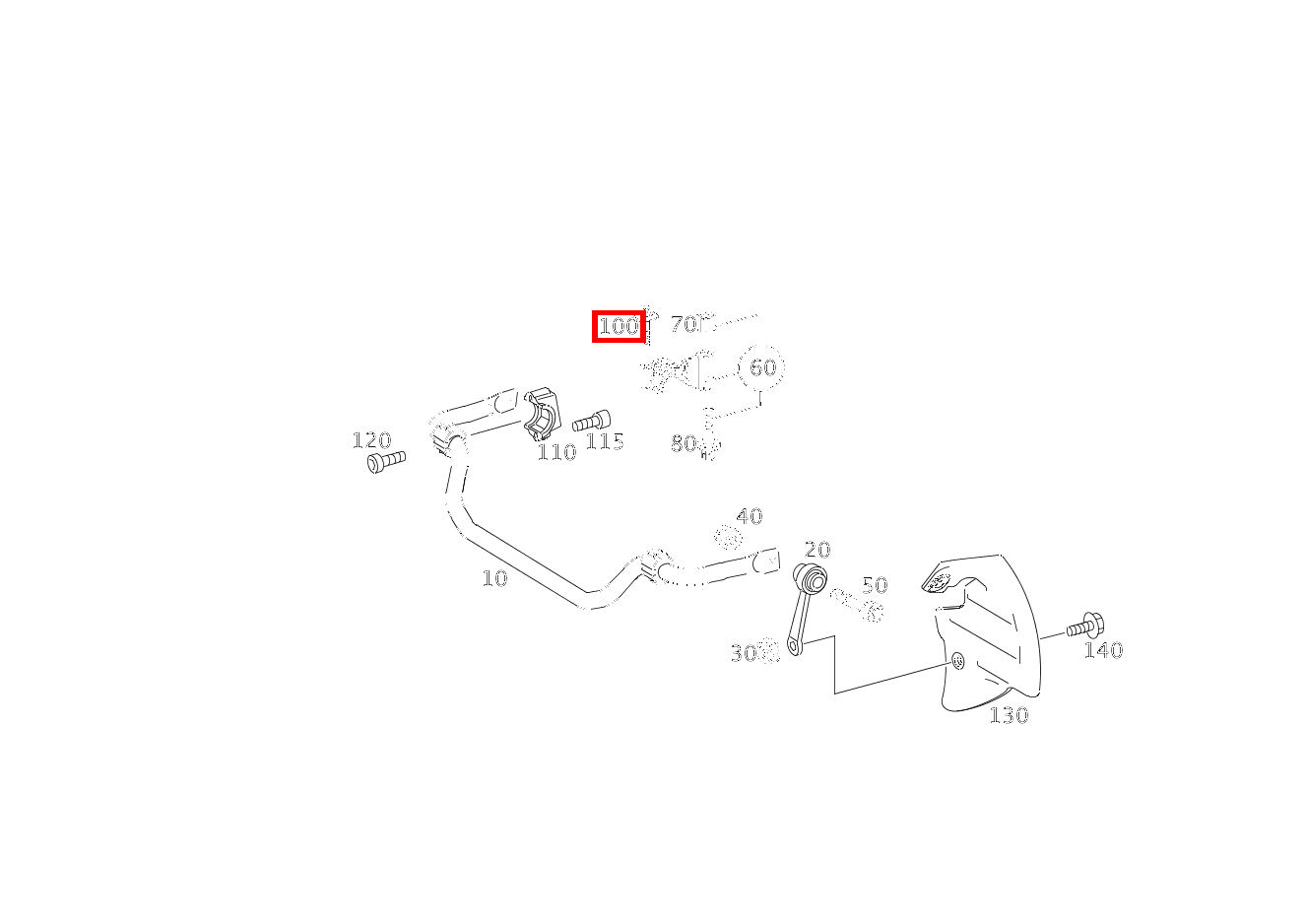 Sechsrundschraube HALTER AN INTEGRALTRAEGER; M10X45 E280CDI SONDERAUFB 211
