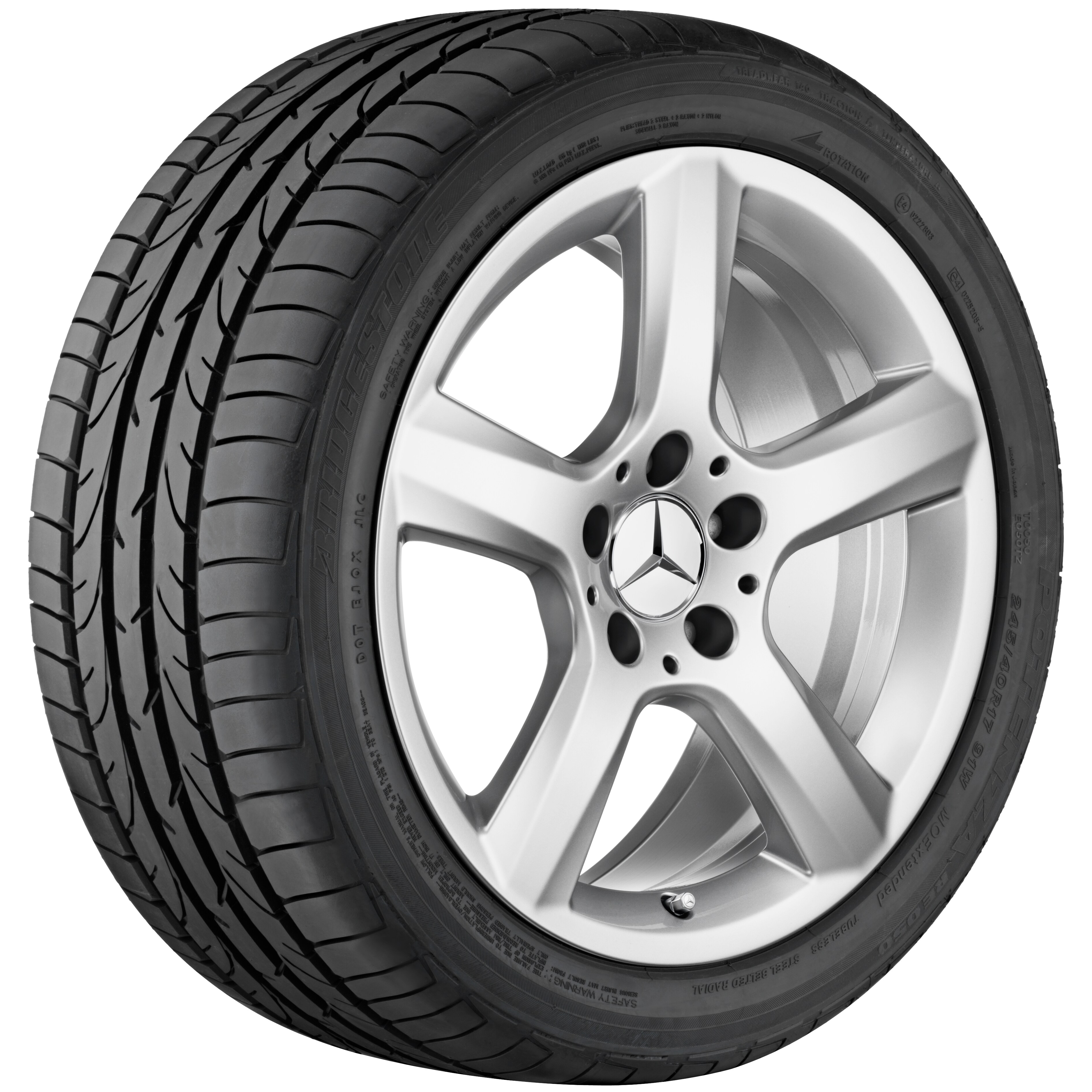 MB 5-Speichen-Rad, 43,2 cm (17 Zoll)