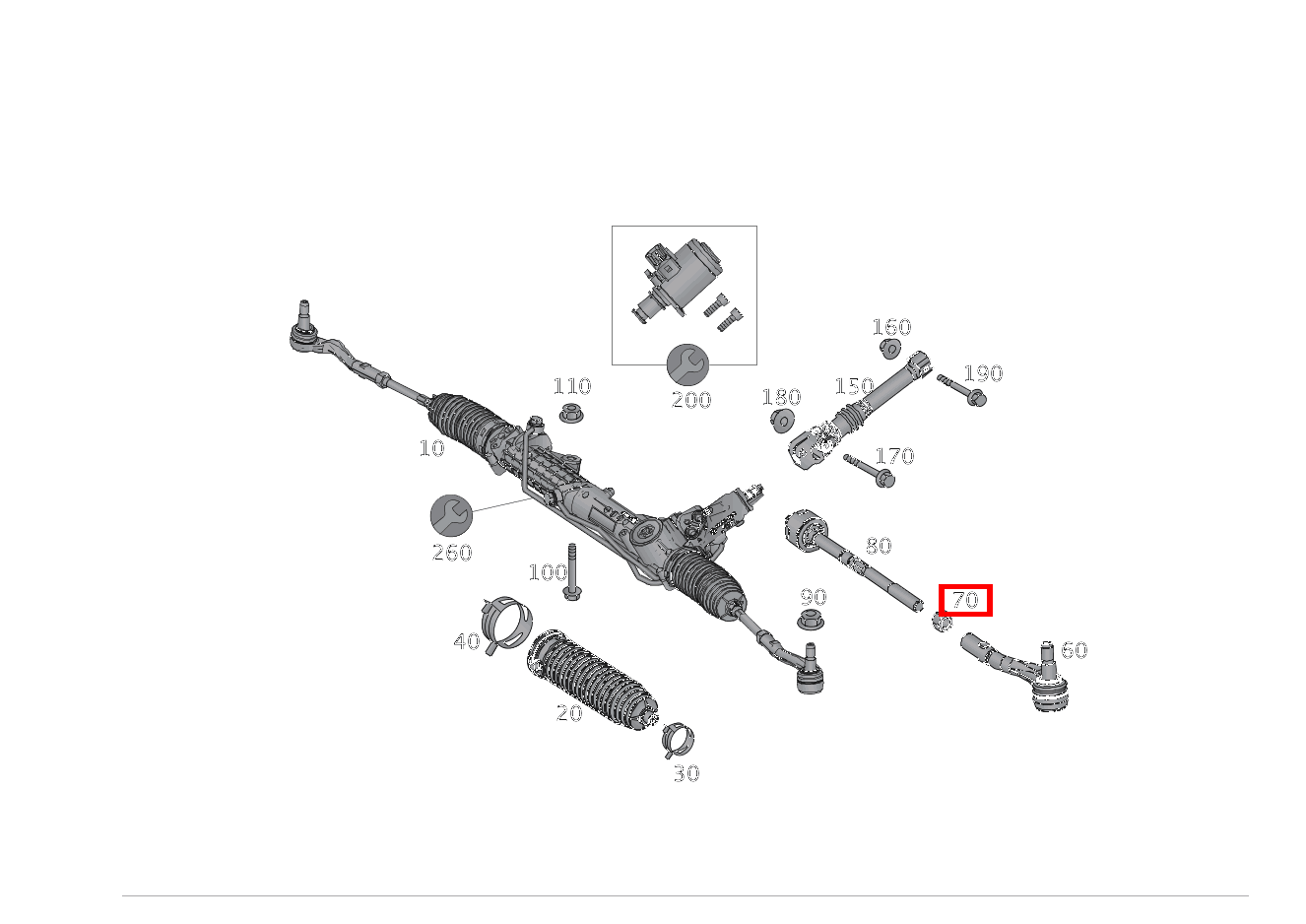 Sechskantmutter SPURSTANGE LINKS UND RECHTS; M14X1.5 SLK55 AMG 172 Sechskantmutter SPURSTANGE LINKS UND RECHTS; M14X1.5 SLK55 AMG 172