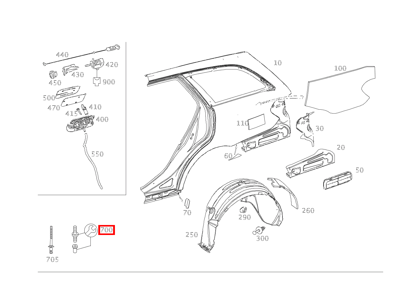 TEILESATZ GEWINDEBOLZEN REPARATURLOESUNG FUER ABGEBROCHENE SCHWEISSBOLZEN E 200 Limousine 213