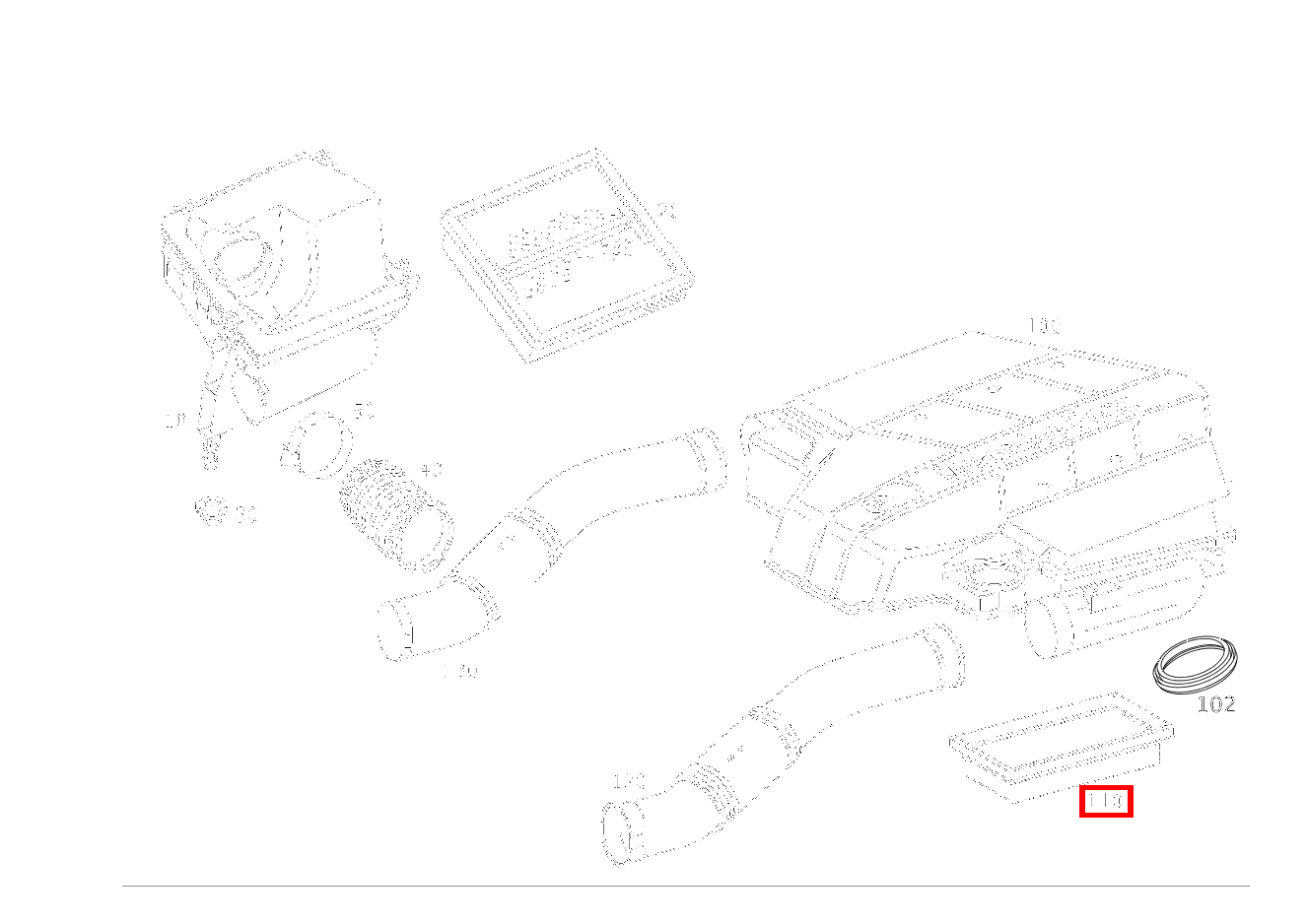 Filtereinsatz SLK 320 V6 170
