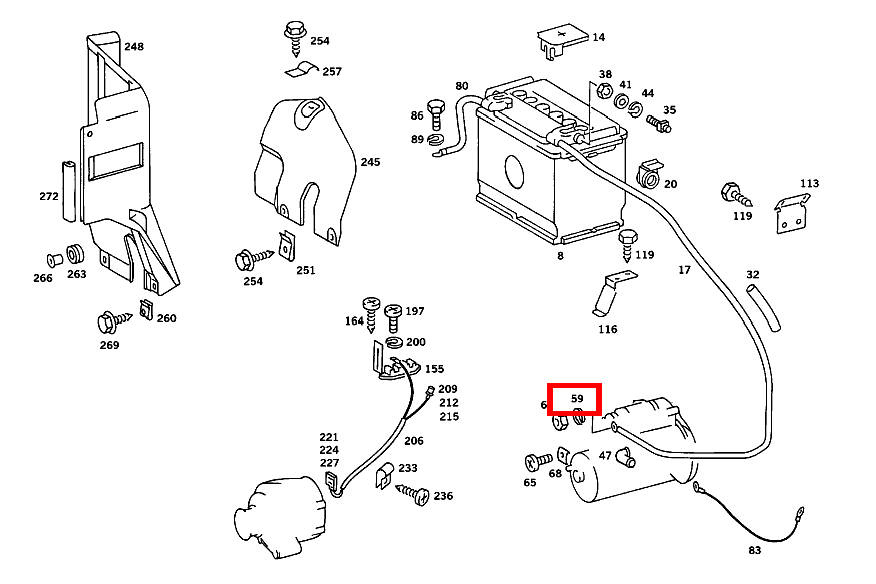 Federring LEITUNG AN STARTER KLEMME 30 300 TDT 123 Federring LEITUNG AN STARTER KLEMME 30 300 TDT 123