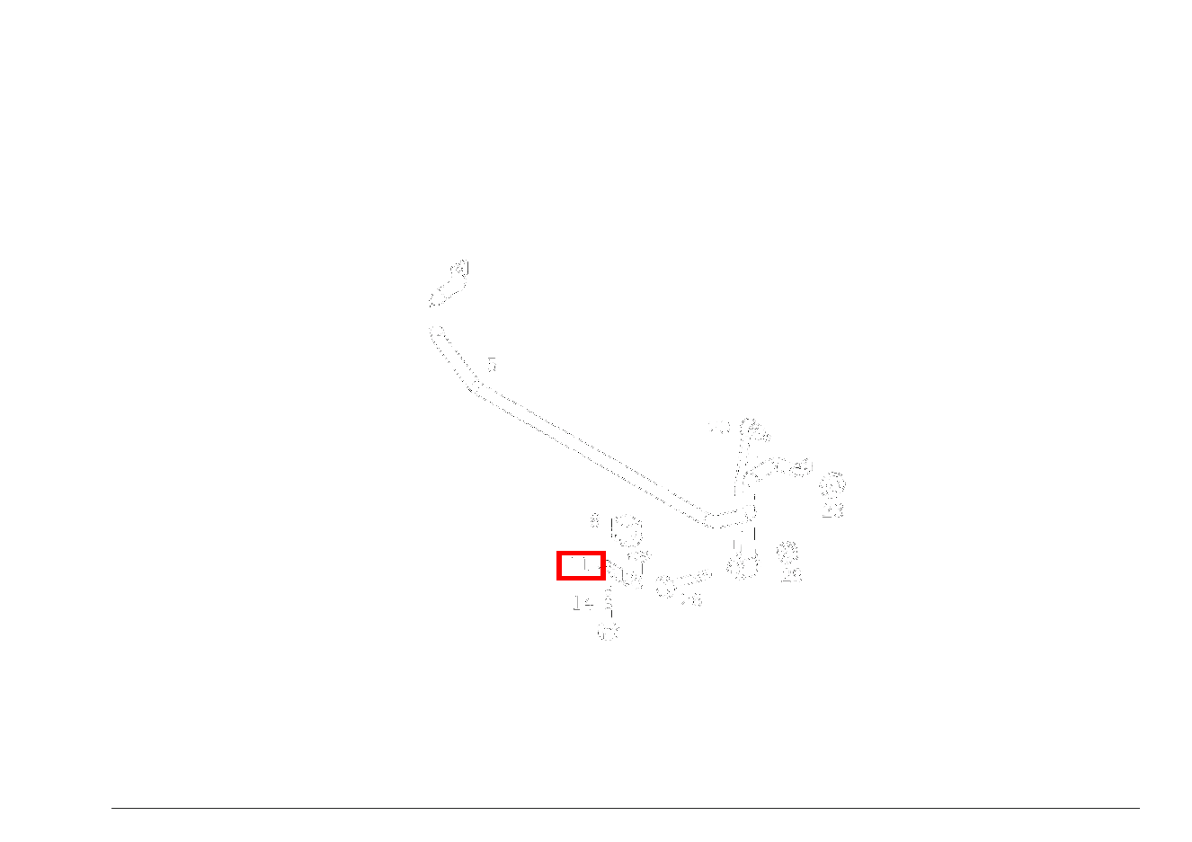 Bügel DREHSTAB AN RAHMEN,LINKS C 230 220