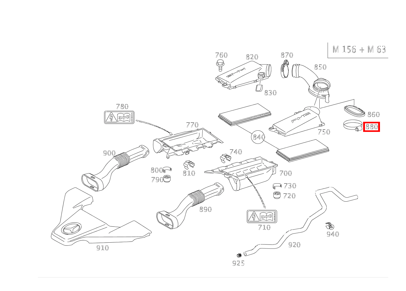 Schelle LUFTANSAUGUNG; 80-100 MM CLK 63 AMG Cabriolet 209 Schelle LUFTANSAUGUNG; 80-100 MM CLK 63 AMG Cabriolet 209