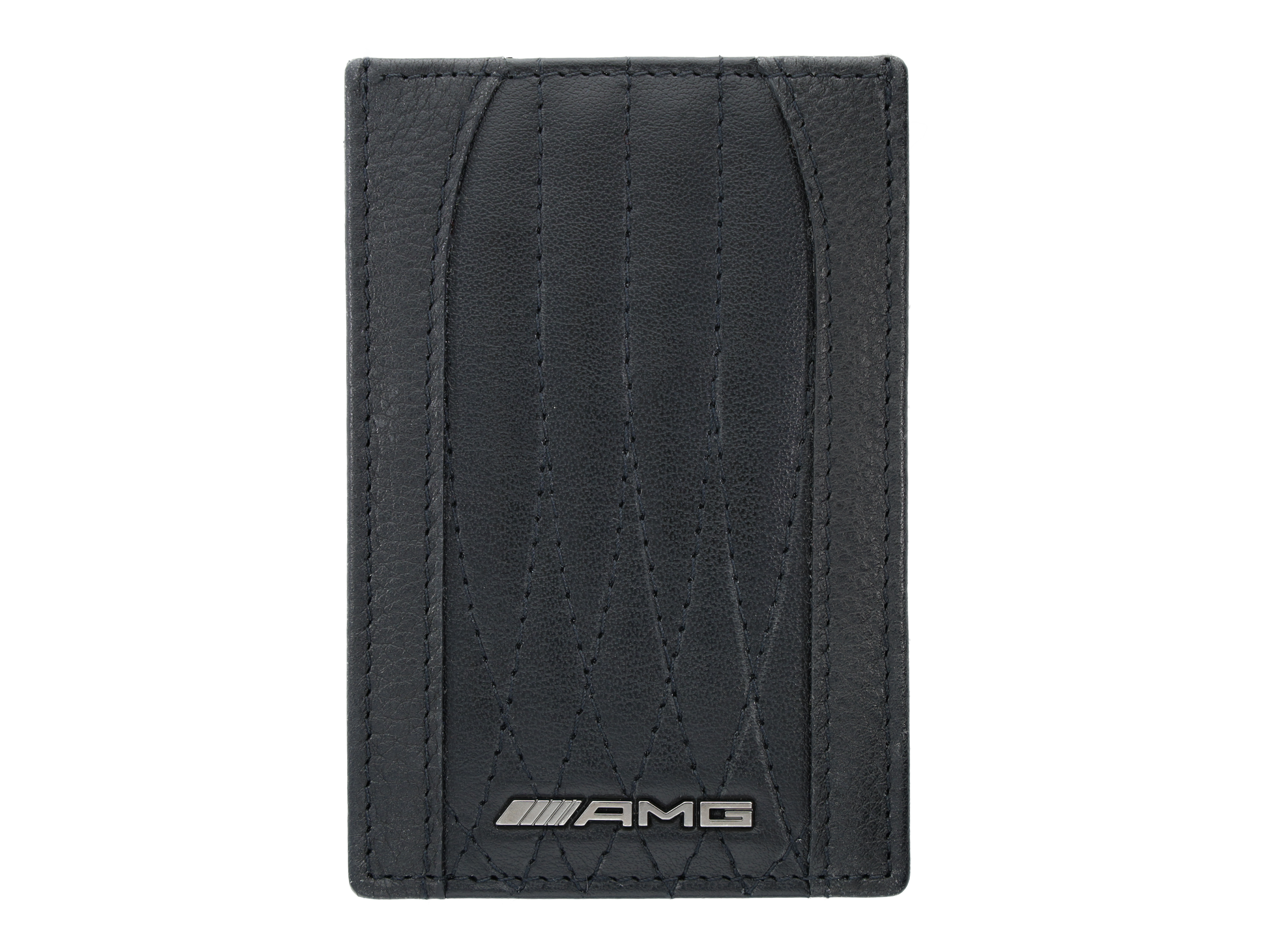 AMG Kreditkartenetui mit Geldscheinklammer, schwarz
