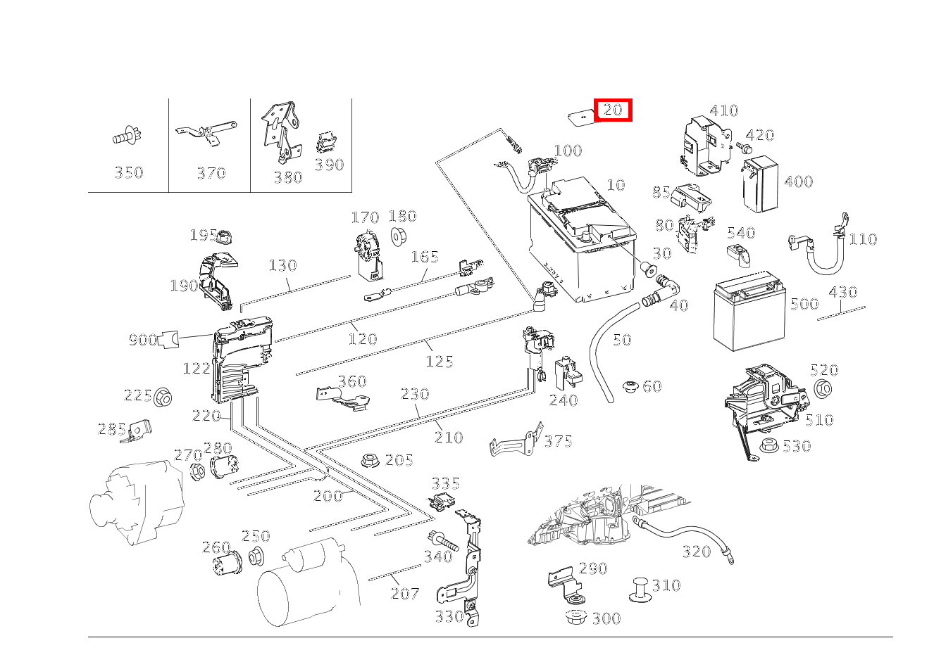 Schutzkappe Für Batterie Mercedes-AMG CLS 63 S Coupé RL 218 Schutzkappe Für Batterie Mercedes-AMG CLS 63 S Coupé RL 218