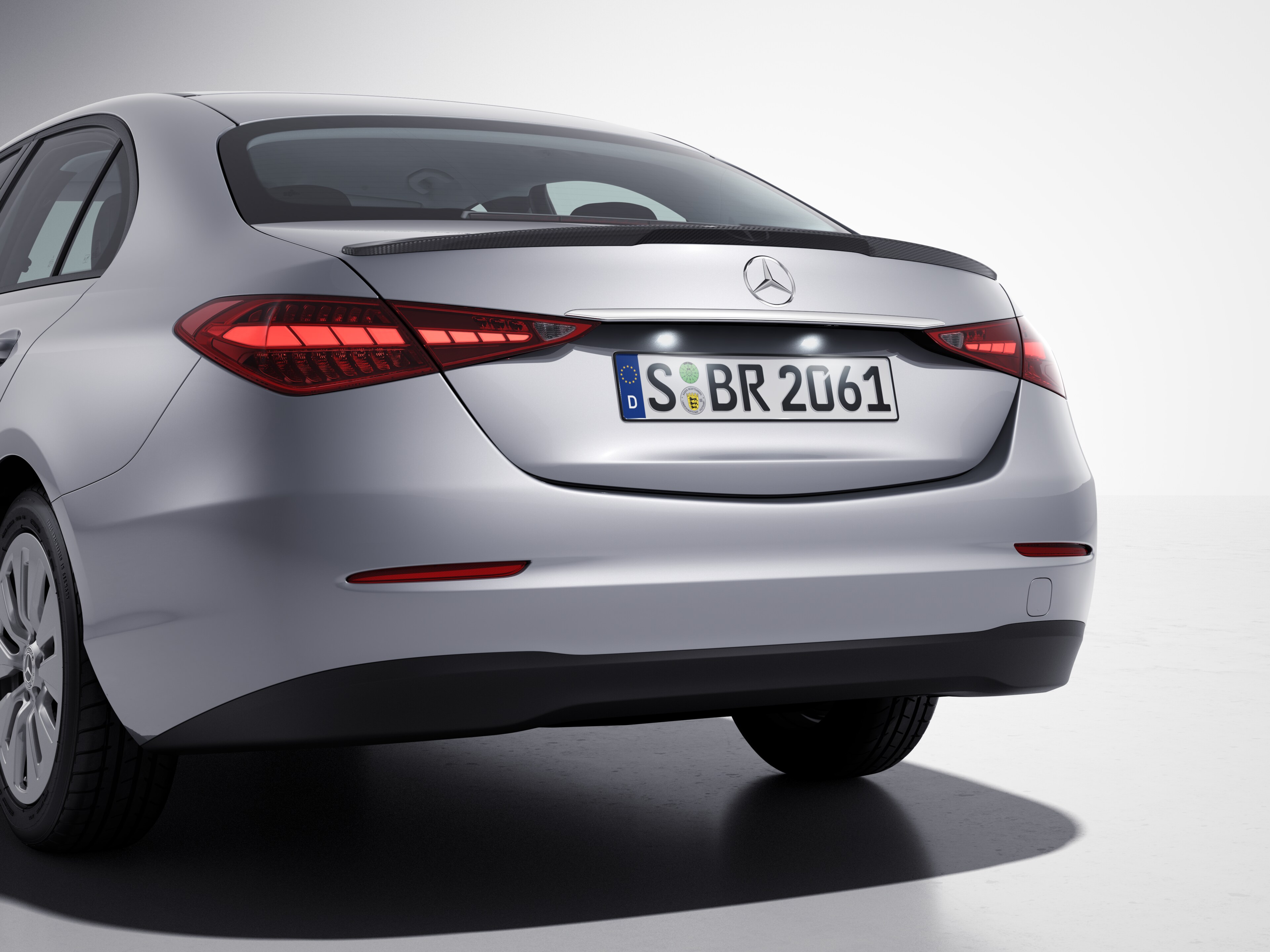 Heckspoiler, Carbon-Style Carbonoptik, C-Klasse W206