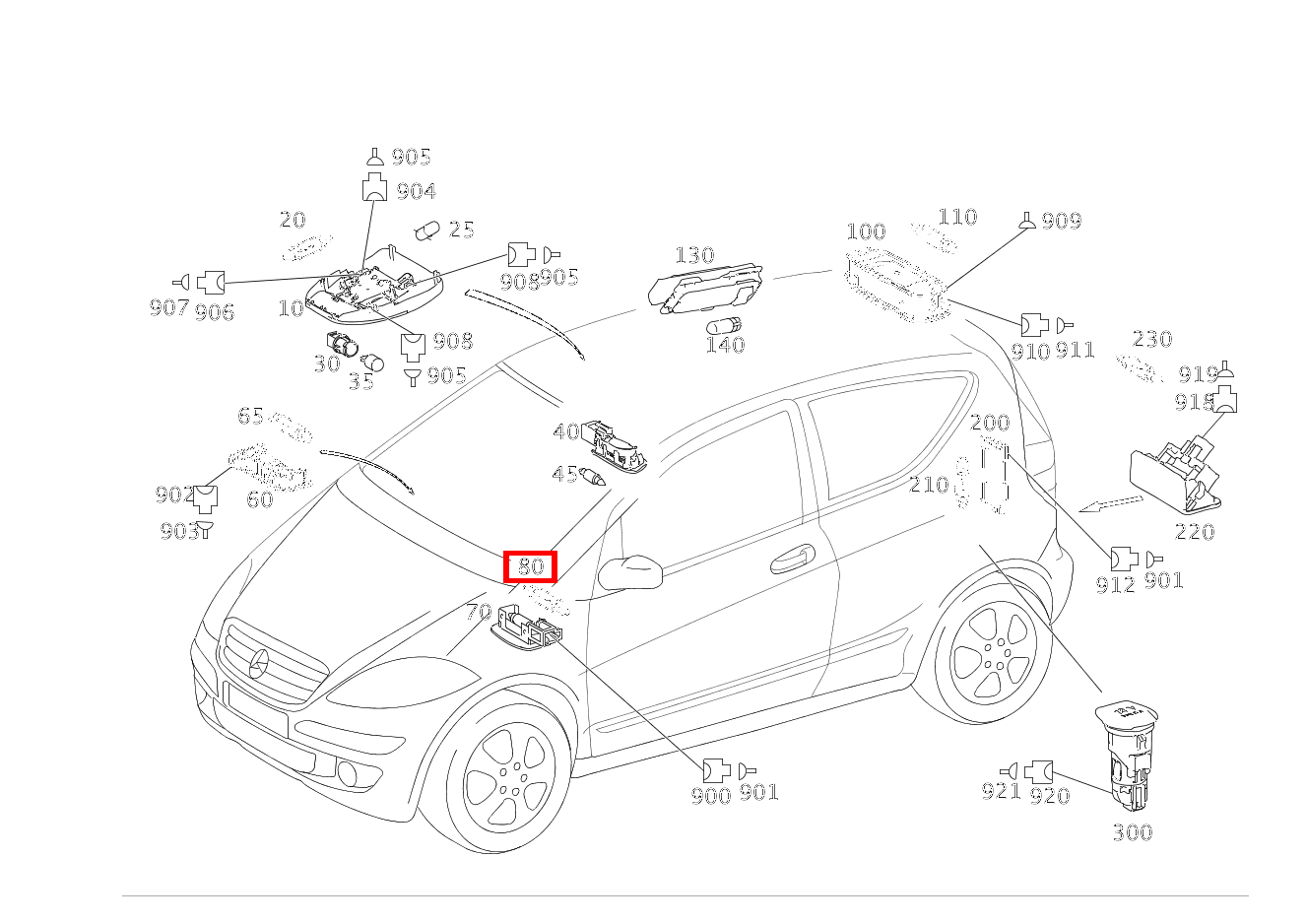 Glühlampe FUSSRAUMLEUCHTE FAHRER UND BEIFAHRER; 12V-5W A 200 TURBO COUPE 169 Glühlampe FUSSRAUMLEUCHTE FAHRER UND BEIFAHRER; 12V-5W A 200 TURBO COUPE 169