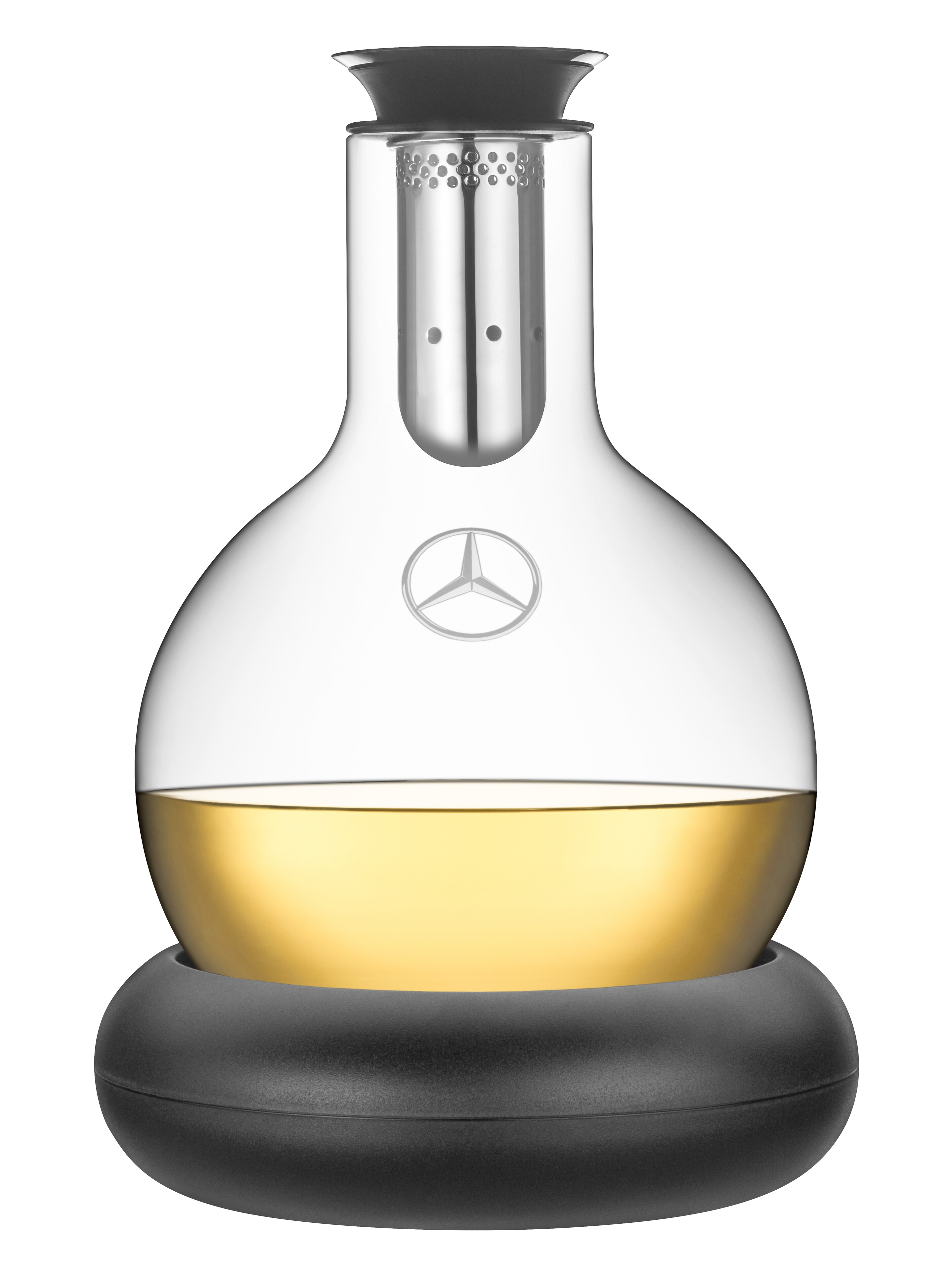 Mercedes-Benz - Dekantierkaraffe, 0,75 l, Glas/Edelstahl