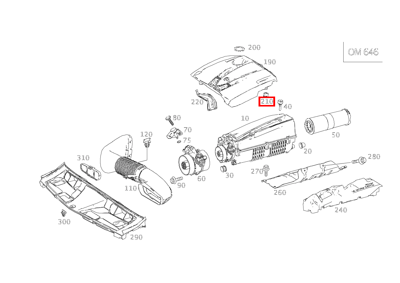 Elastomerlager BEFESTIGUNG ABDECKHAUBE C220TCDI 204 Elastomerlager BEFESTIGUNG ABDECKHAUBE C220TCDI 204