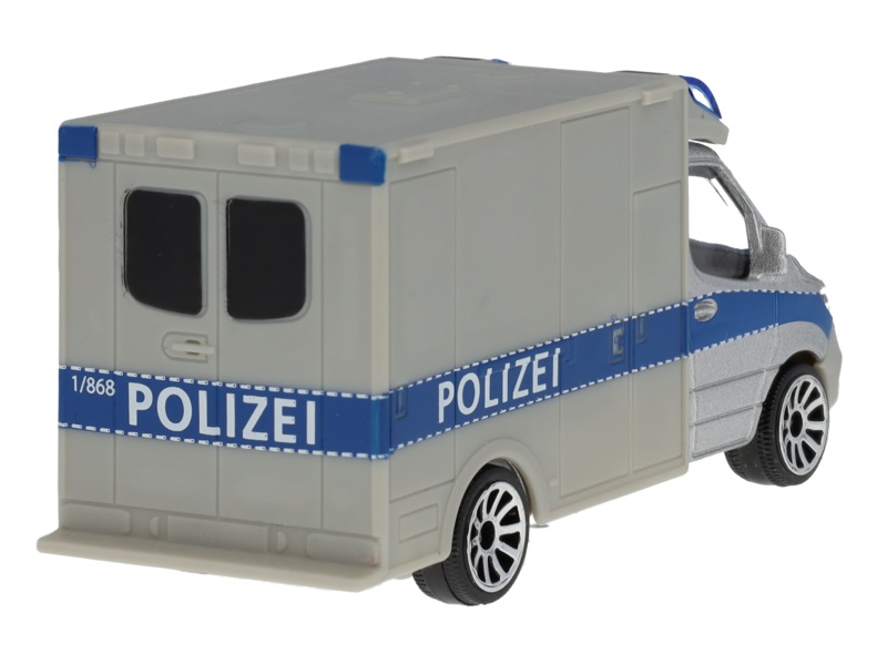 Sprinter, Polizei silberfarben, Majorette, 7,62 cm (3 Zoll)