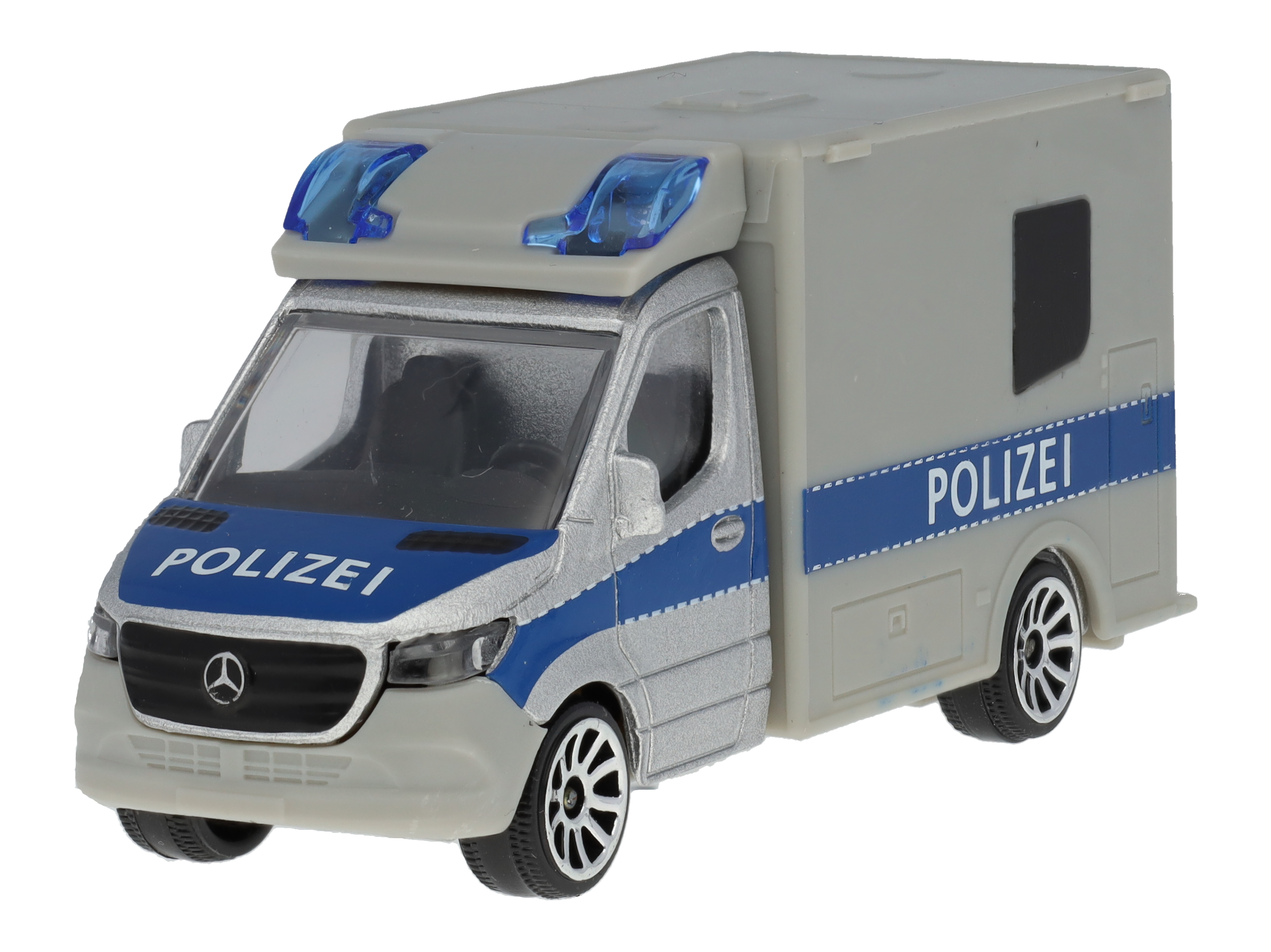 Sprinter, Polizei silberfarben, Majorette, 7,62 cm (3 Zoll)