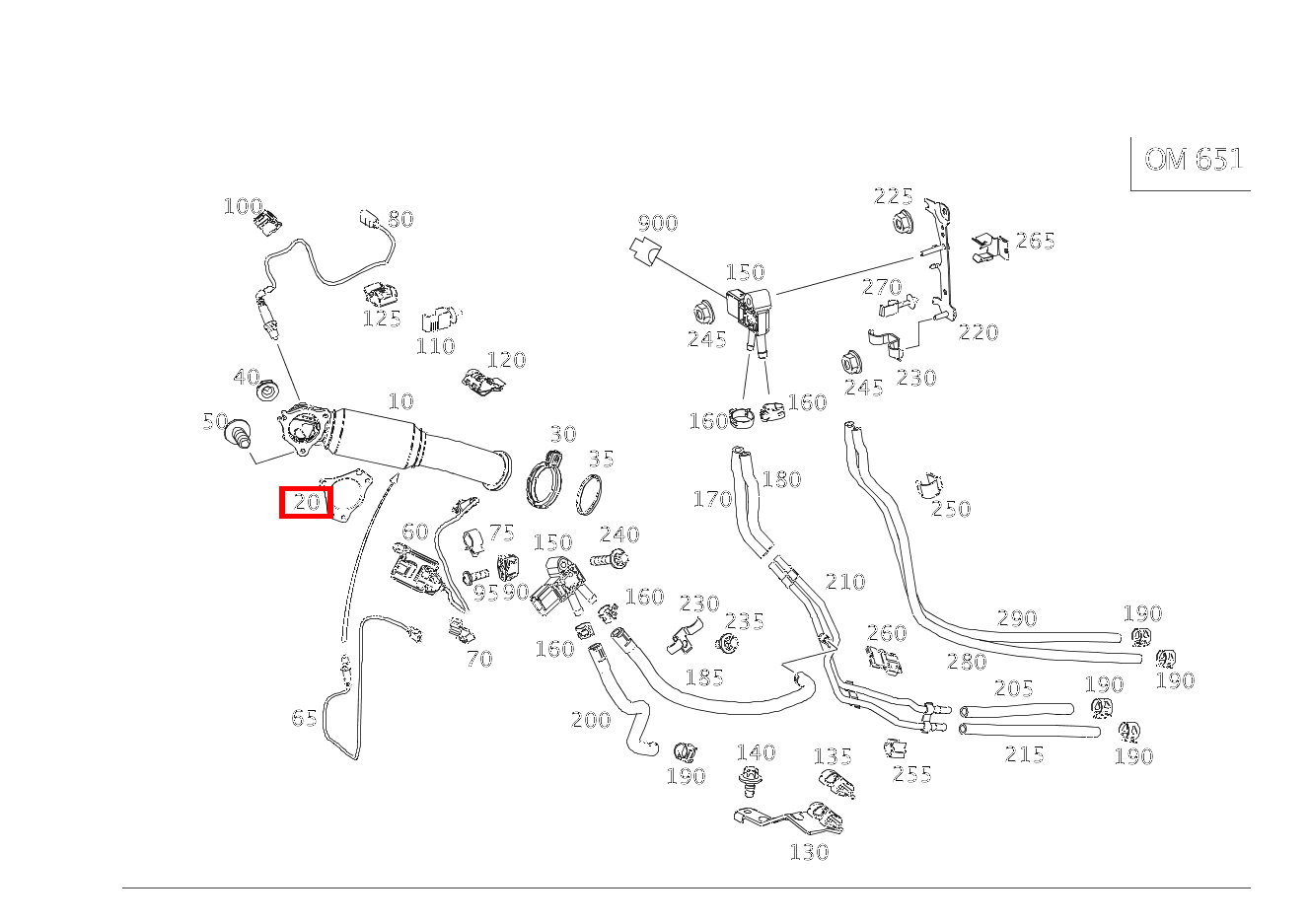 Flanschdichtung Vorn B200CDI BE 246