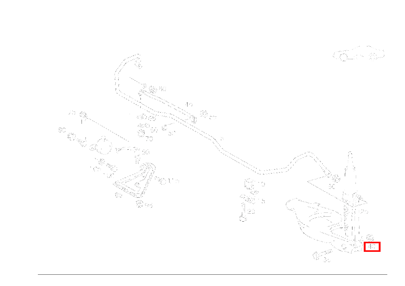 Sechskantmutter STANGE AN FEDERLENKER; M8 SL 600 Roadster mit Automatik 129