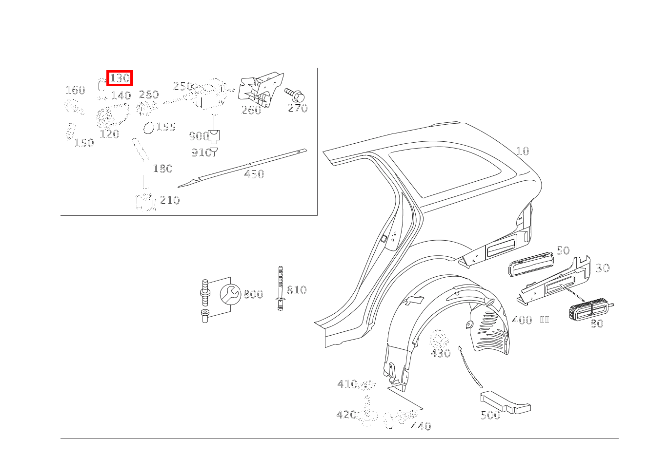 Bolzen TANKKLAPPE E280CDI SONDERAUFB 211 Bolzen TANKKLAPPE E280CDI SONDERAUFB 211