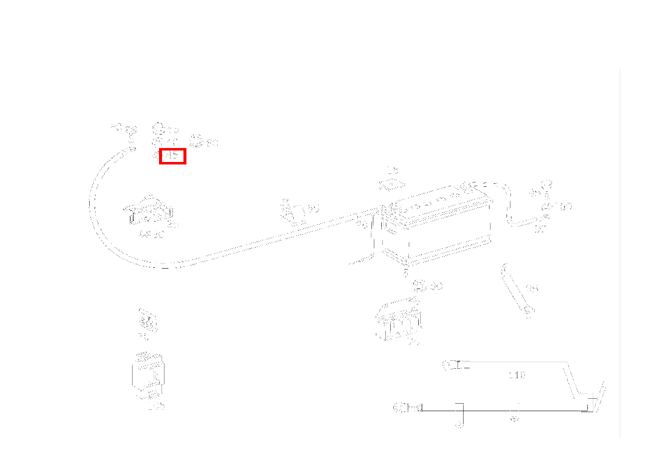 Federring LEITUNGSSATZ AN LEITUNGSVERBINDER SL 600 Roadster mit Automatik 129 Federring LEITUNGSSATZ AN LEITUNGSVERBINDER SL 600 Roadster mit Automatik 129