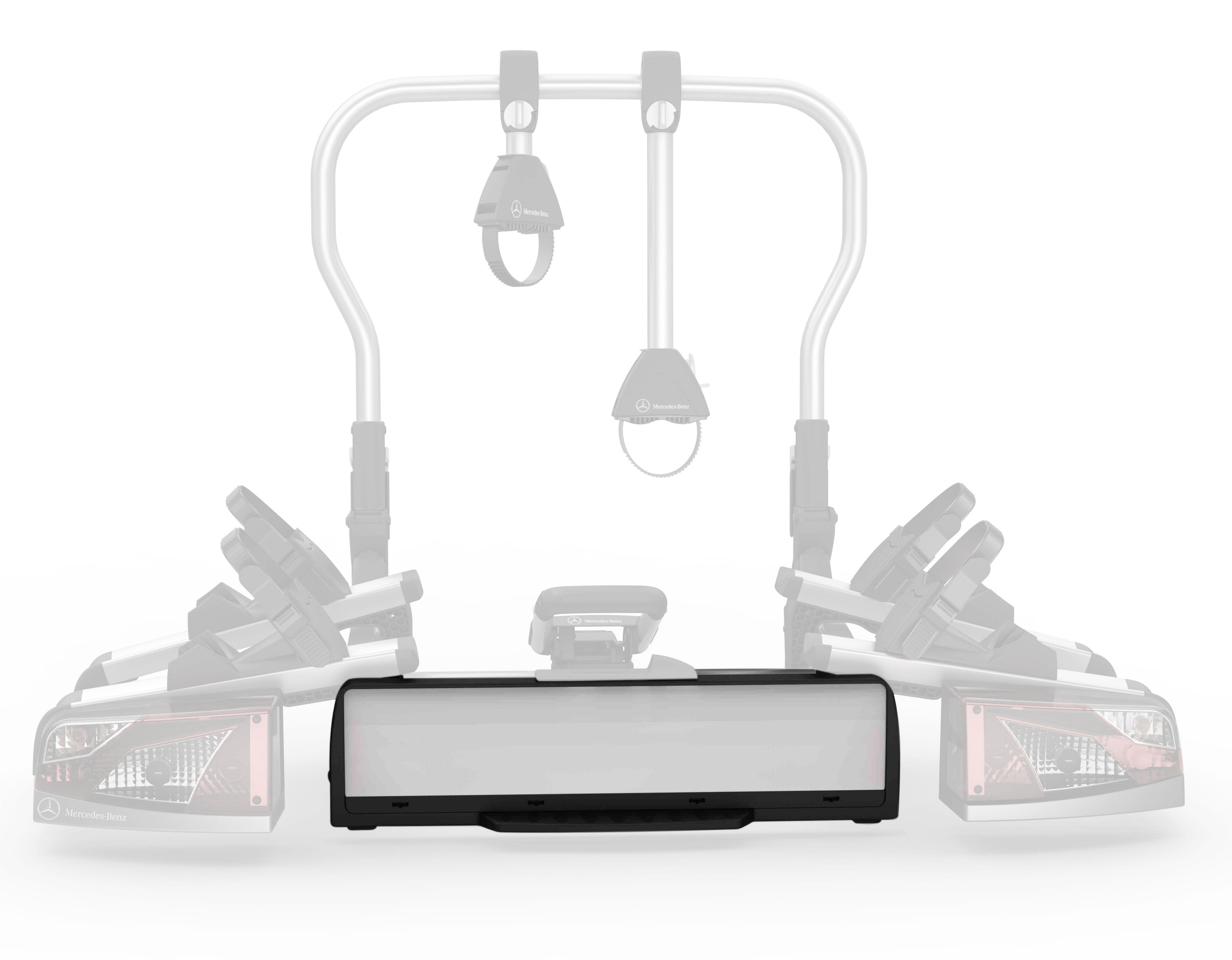 Kennzeichenträger Kunststoff, schwarz