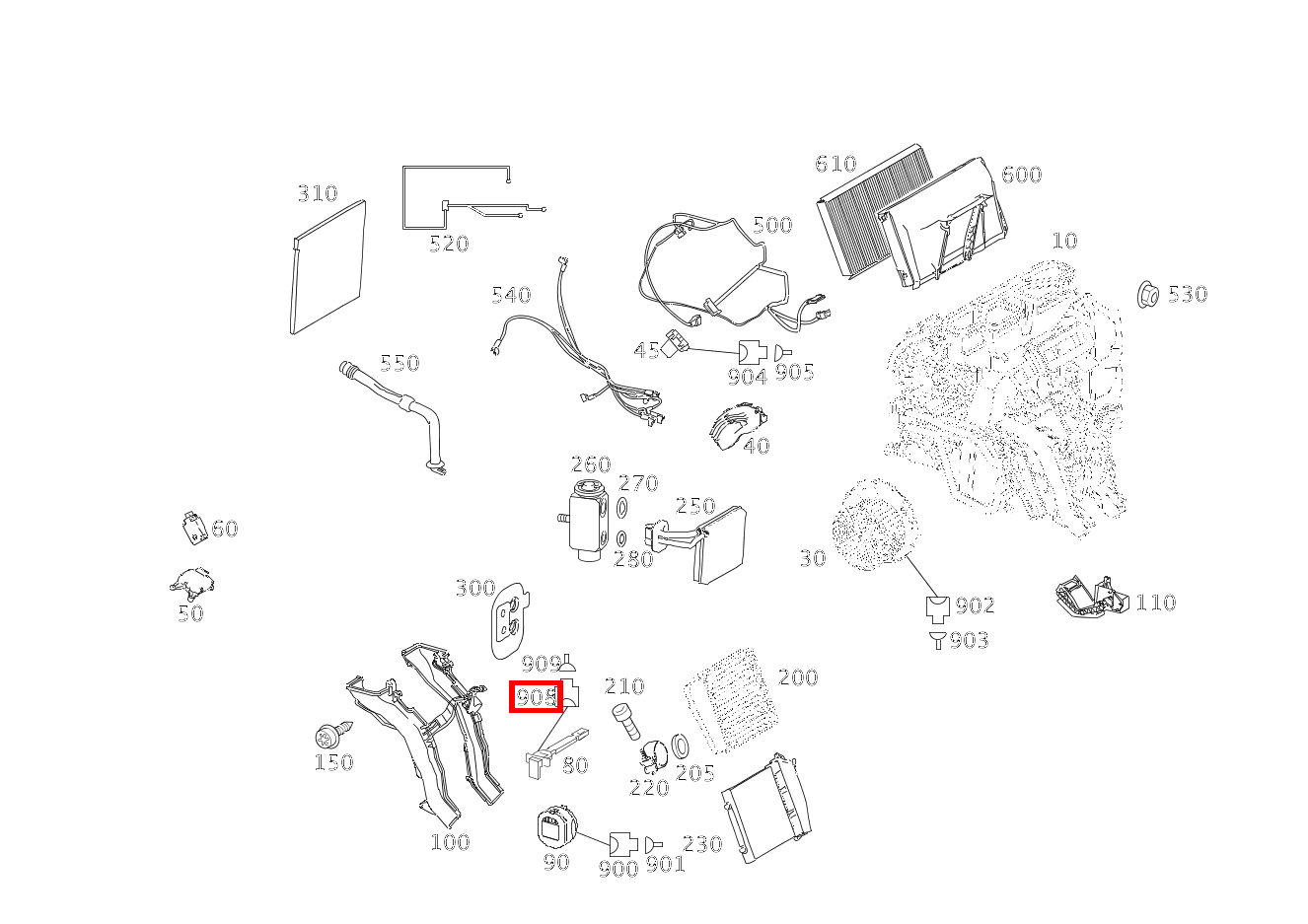 Steckhülsengehäuse B1; 2-PIN MQS A 200 TURBO COUPE 169 Steckhülsengehäuse B1; 2-PIN MQS A 200 TURBO COUPE 169