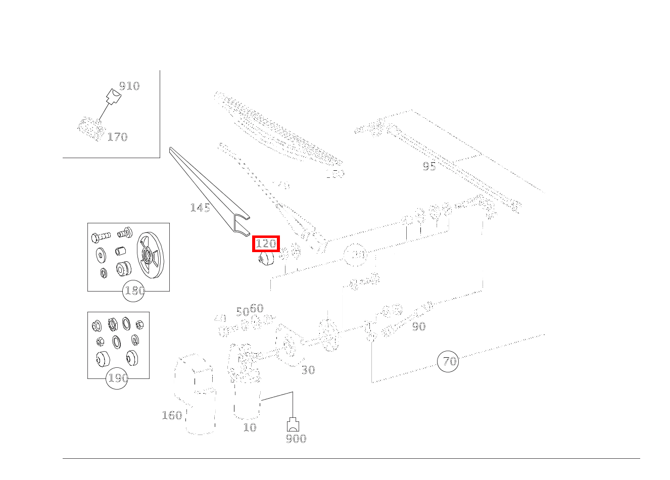 KAPSEL SCHEIBENWASCHANLAGE G 500 Off-Roader lang BCA 463