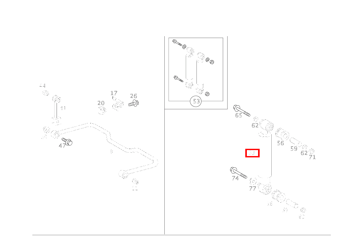 AUSSTATTUNGSPAKET FAHRW. 2 STOSSDAEMPFER INKLUSIVE BEFESTIGUNGSTEILE 416 4X2 3550 460